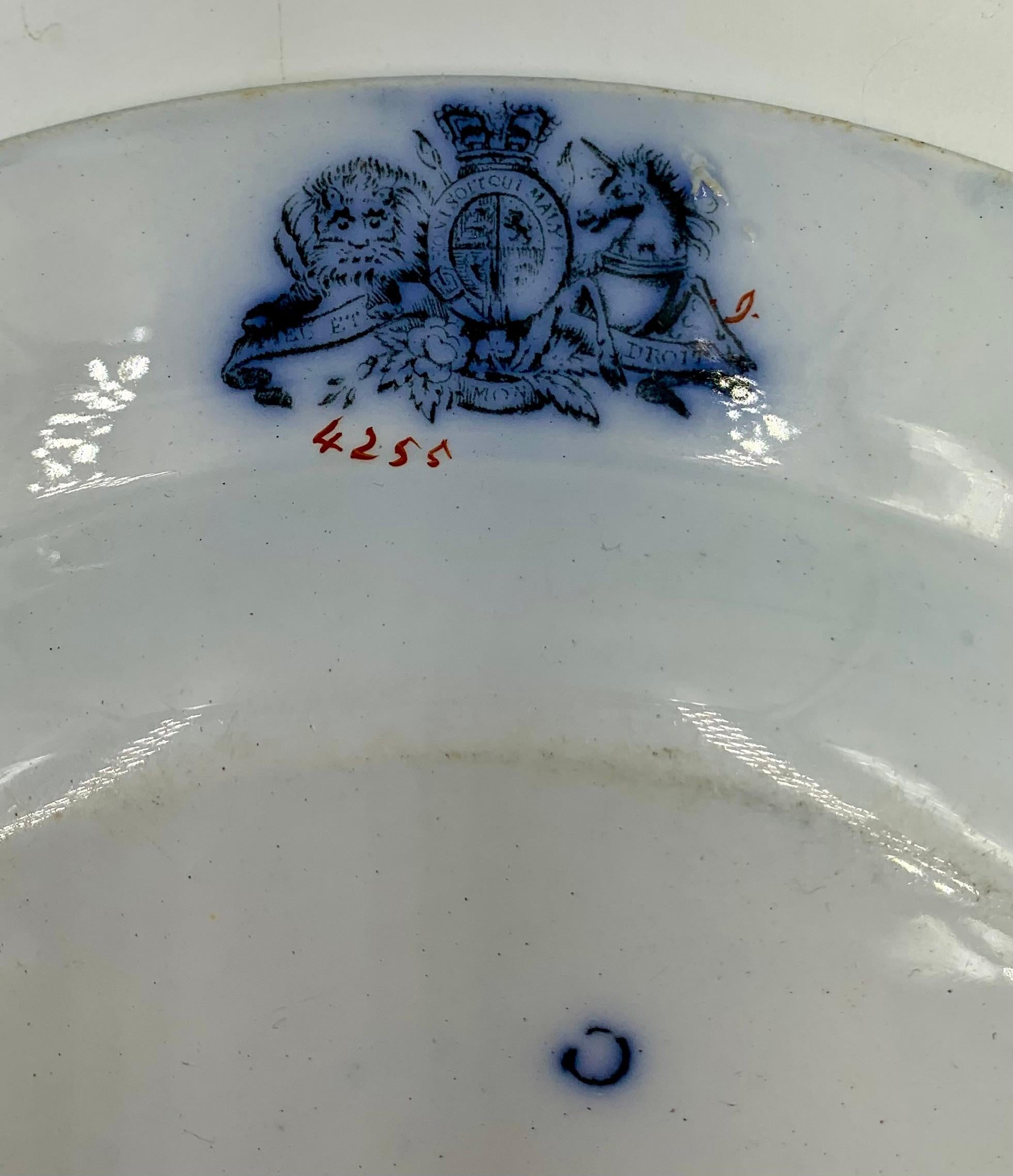Rare paire d'assiettes à dîner en grès Mason's Ironstone Chinoiserie en vente 8