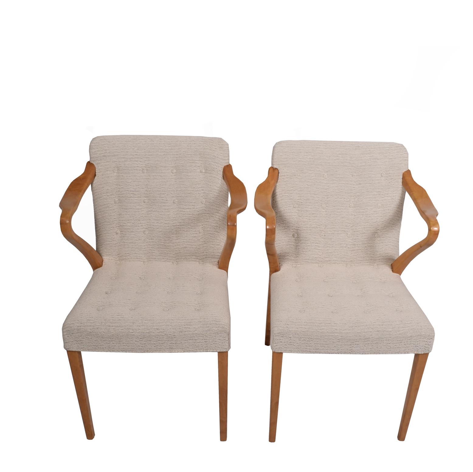 Seltenes Sesselpaar von Axel Larsson für Bodafors:: 1936 (Schwedisch) im Angebot