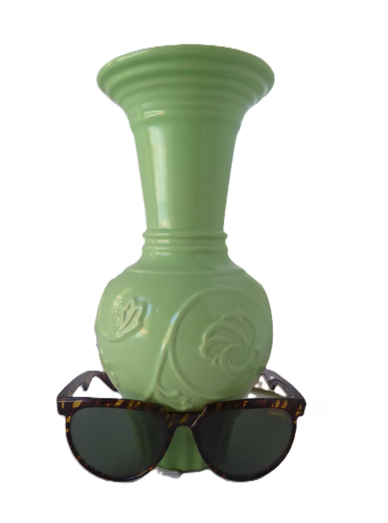 Seltenes Paar Art Deco TAC Trenton Art China Asiatisch inspirierte Keramikvasen, Art déco im Angebot 6