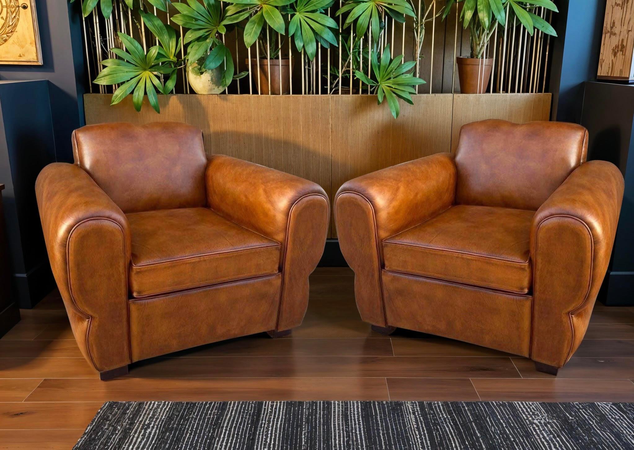 This is a stunning pair of painstakingly and meticulously crafted  re-edition of the famous cognac distressed leather 