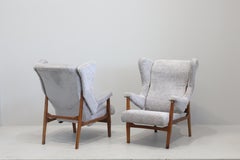 Rare paire de fauteuils "Fiorenza" première édition par Franco Albini, Italie, vers 1953