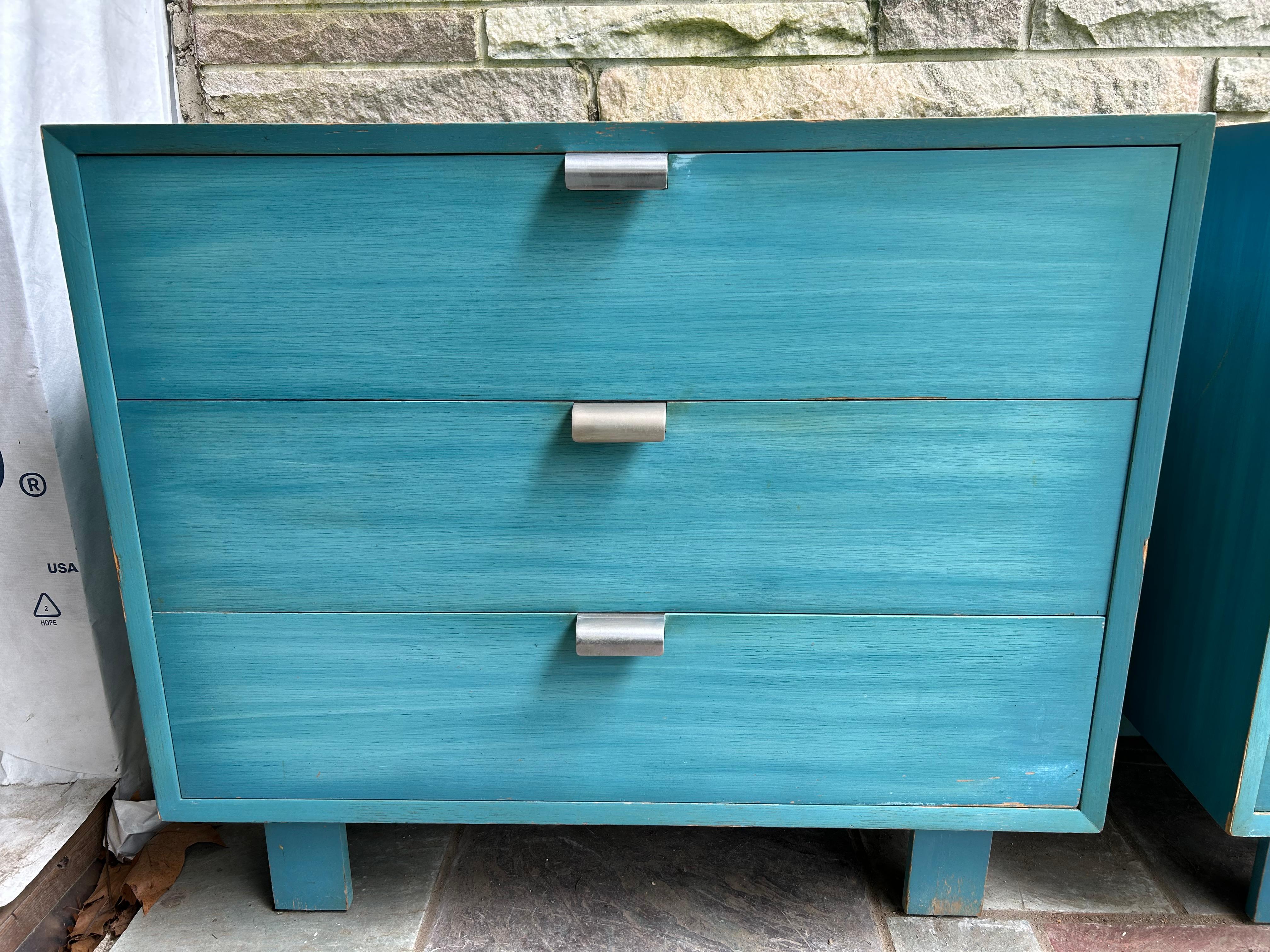 Mid-Century Modern Rare Pair George Nelson Herman Miller Bachelors Chest Mid-Century For Sale