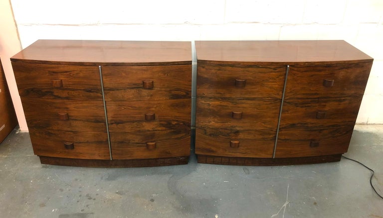 Rare Pair Gilbert Rohde #3770 Six-Drawer Dressers For Sale 3