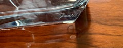 Rare Pair Large Baccarat Crystal Diva Vases Designed by Nicolas Triboulot, 1990