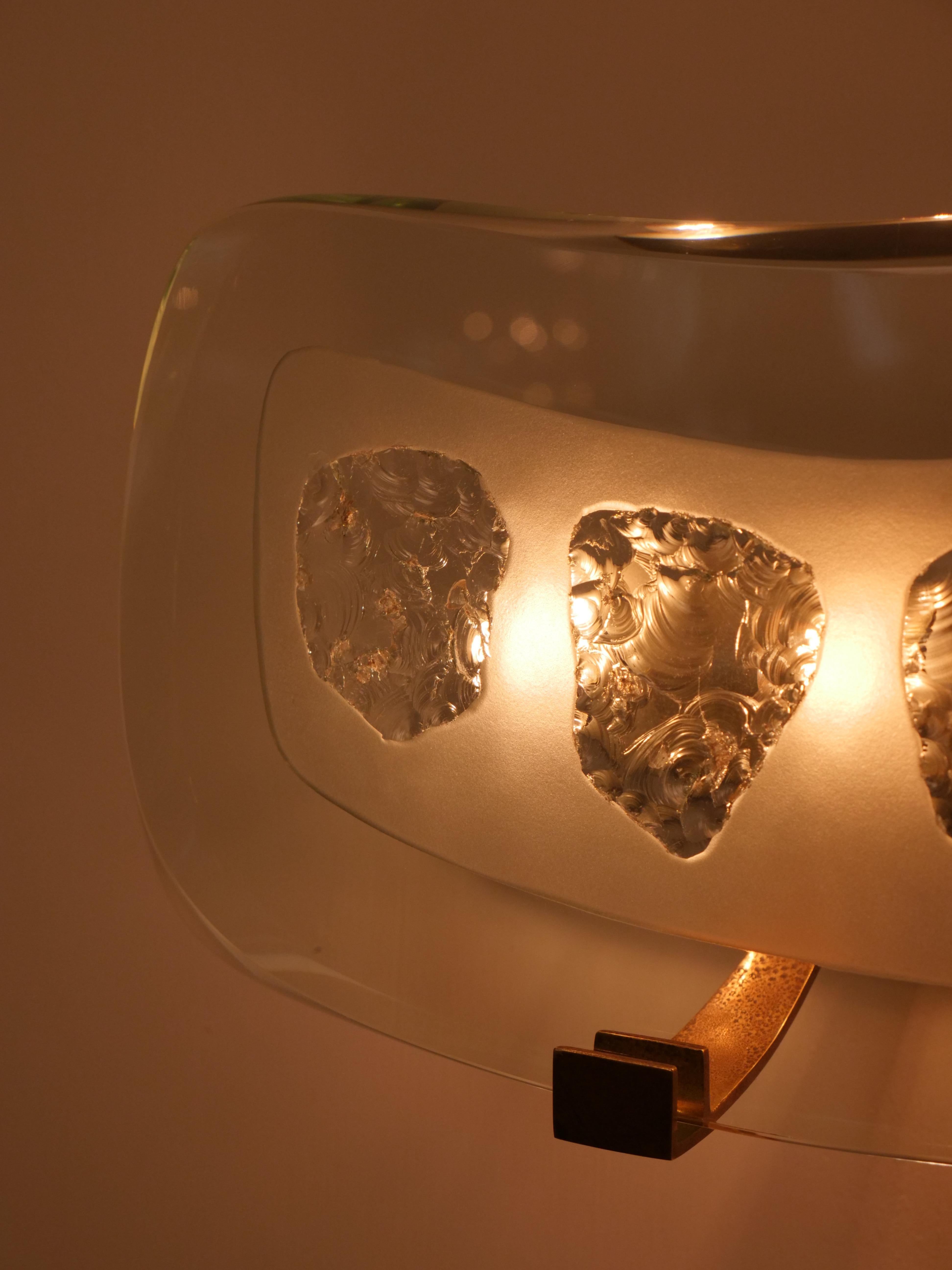 Rare pair Max Ingrand wall lights Model 1598. Italy c1956 For Sale 4