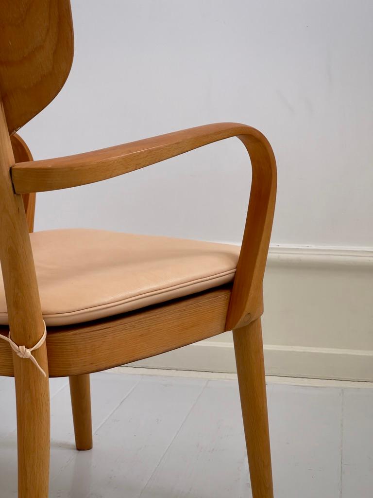 Raro par de sillones modernos daneses de los años 30 de Magnus Stephensen para Fritz Hansen Hecho a mano en venta