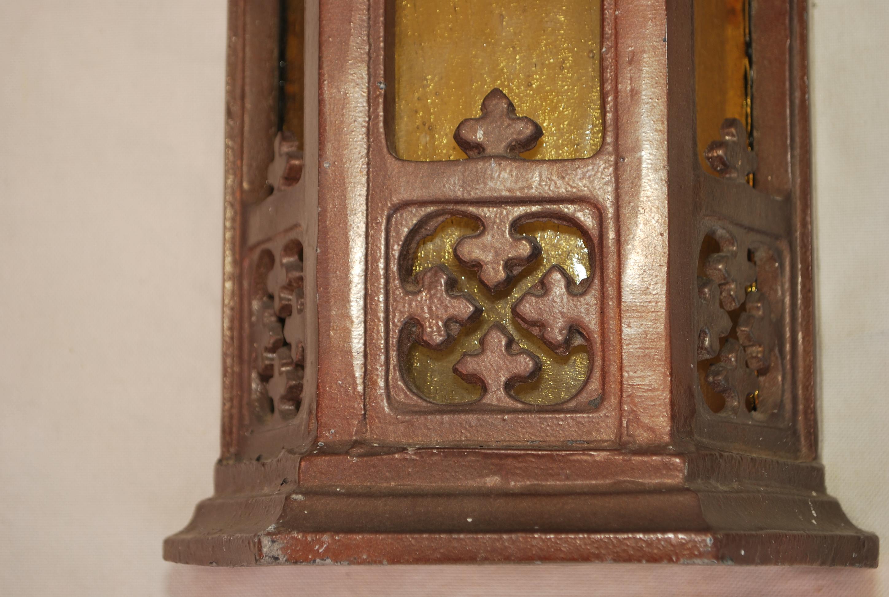 Rara coppia di lampade da esterno/interno degli anni '30 in vendita 1