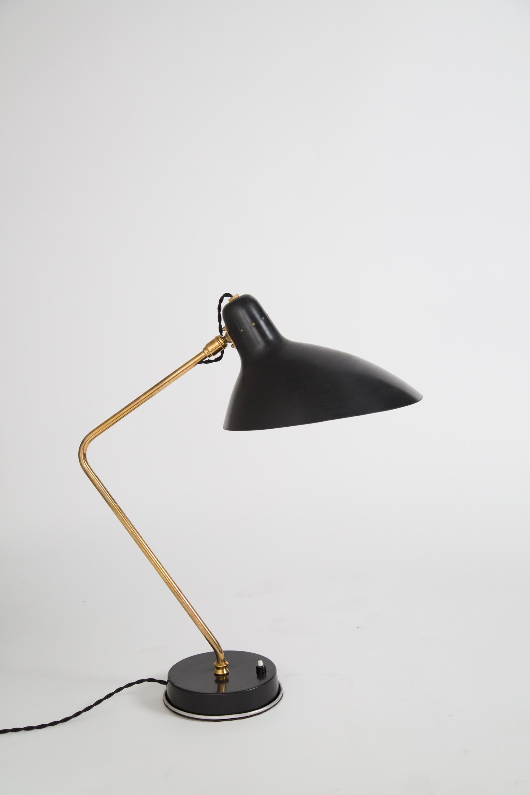 Rare Pair of 1950s Jean Boris Lacroix Table Lamps 2