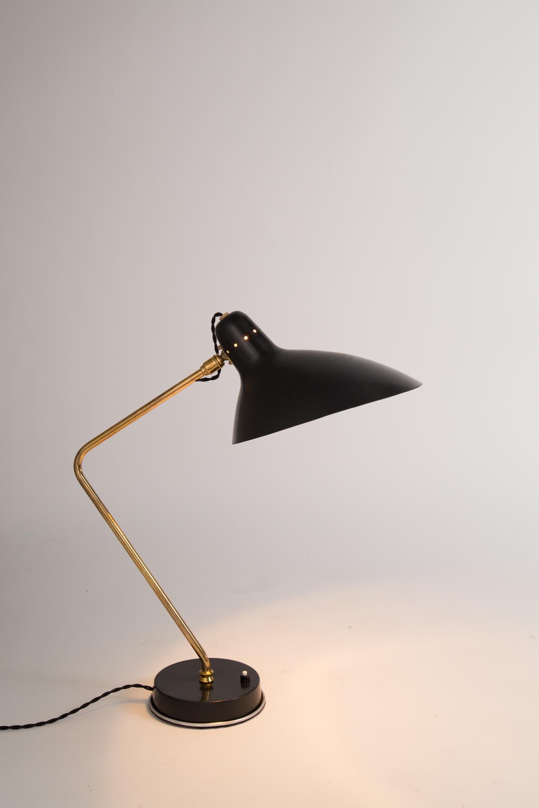 Rare Pair of 1950s Jean Boris Lacroix Table Lamps 4