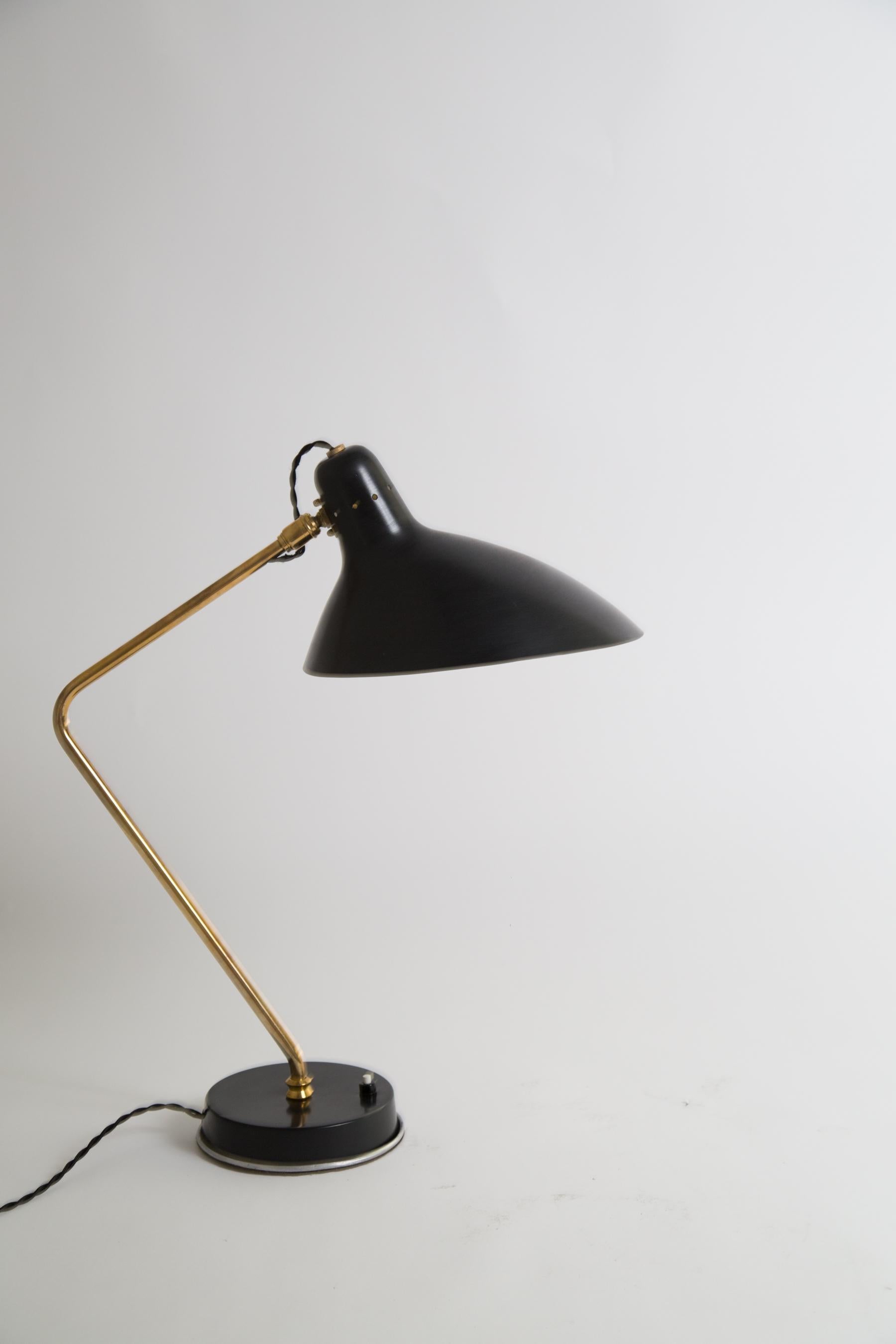 Rare Pair of 1950s Jean Boris Lacroix Table Lamps 6