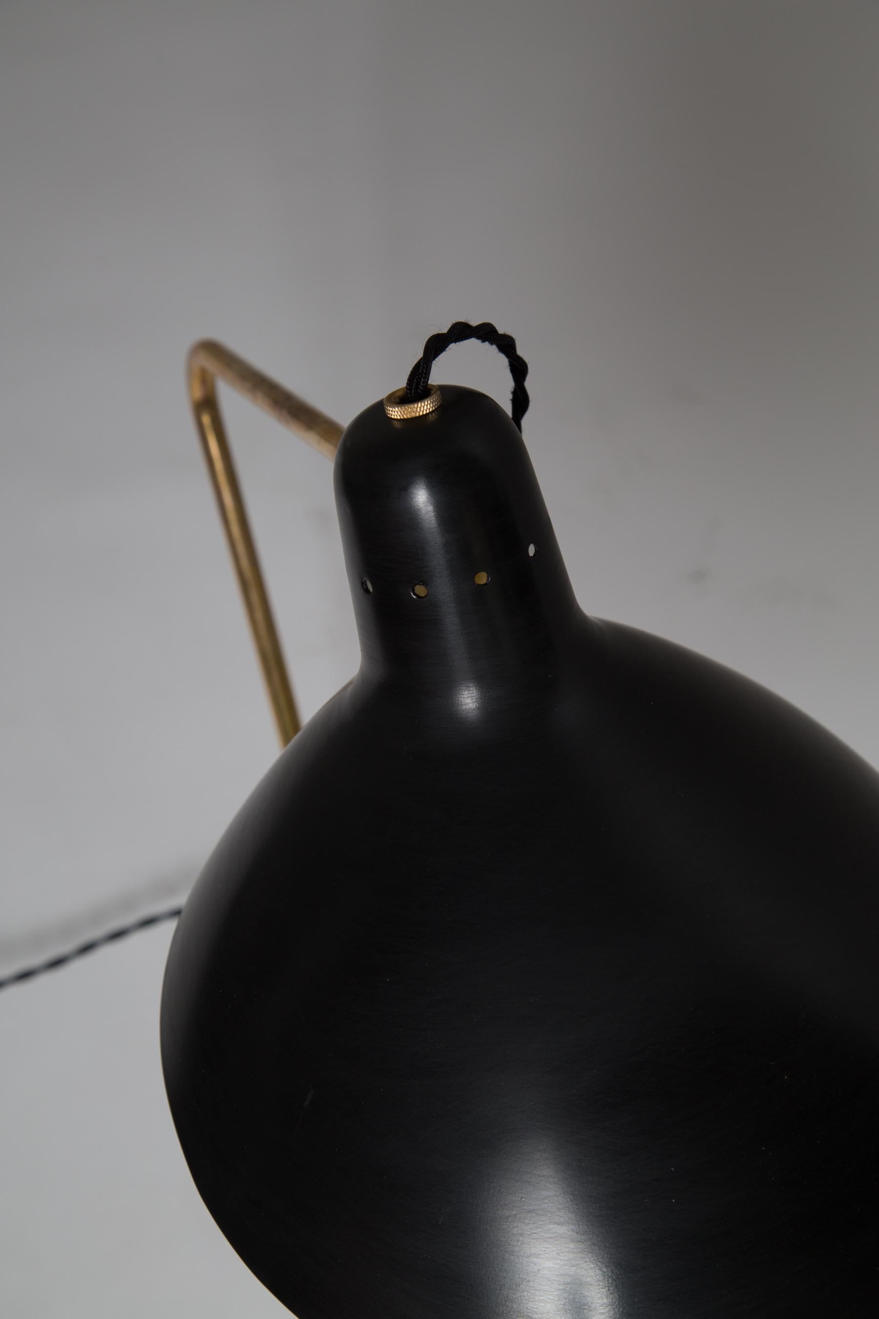 Rare Pair of 1950s Jean Boris Lacroix Table Lamps 8