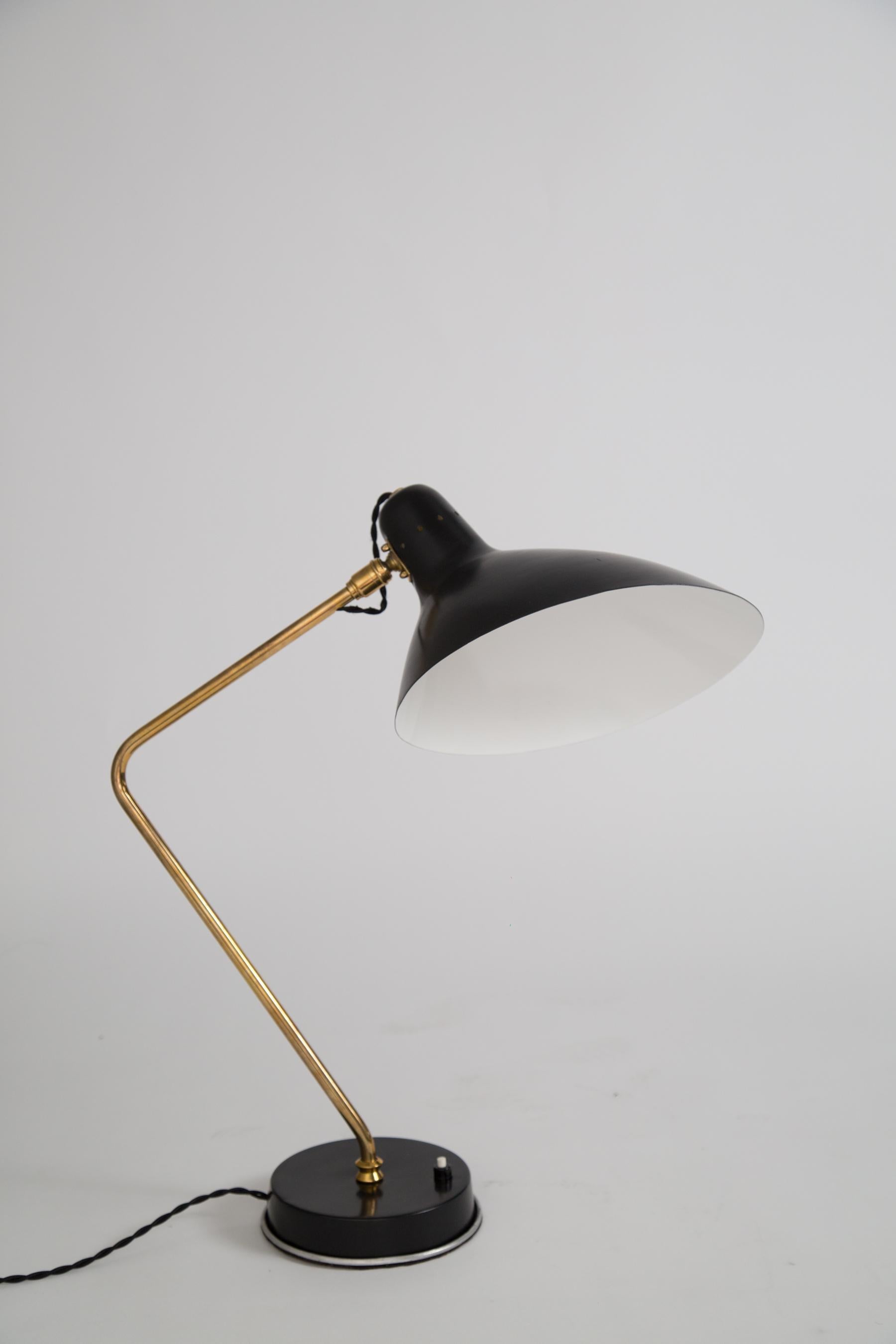Rare Pair of 1950s Jean Boris Lacroix Table Lamps 1