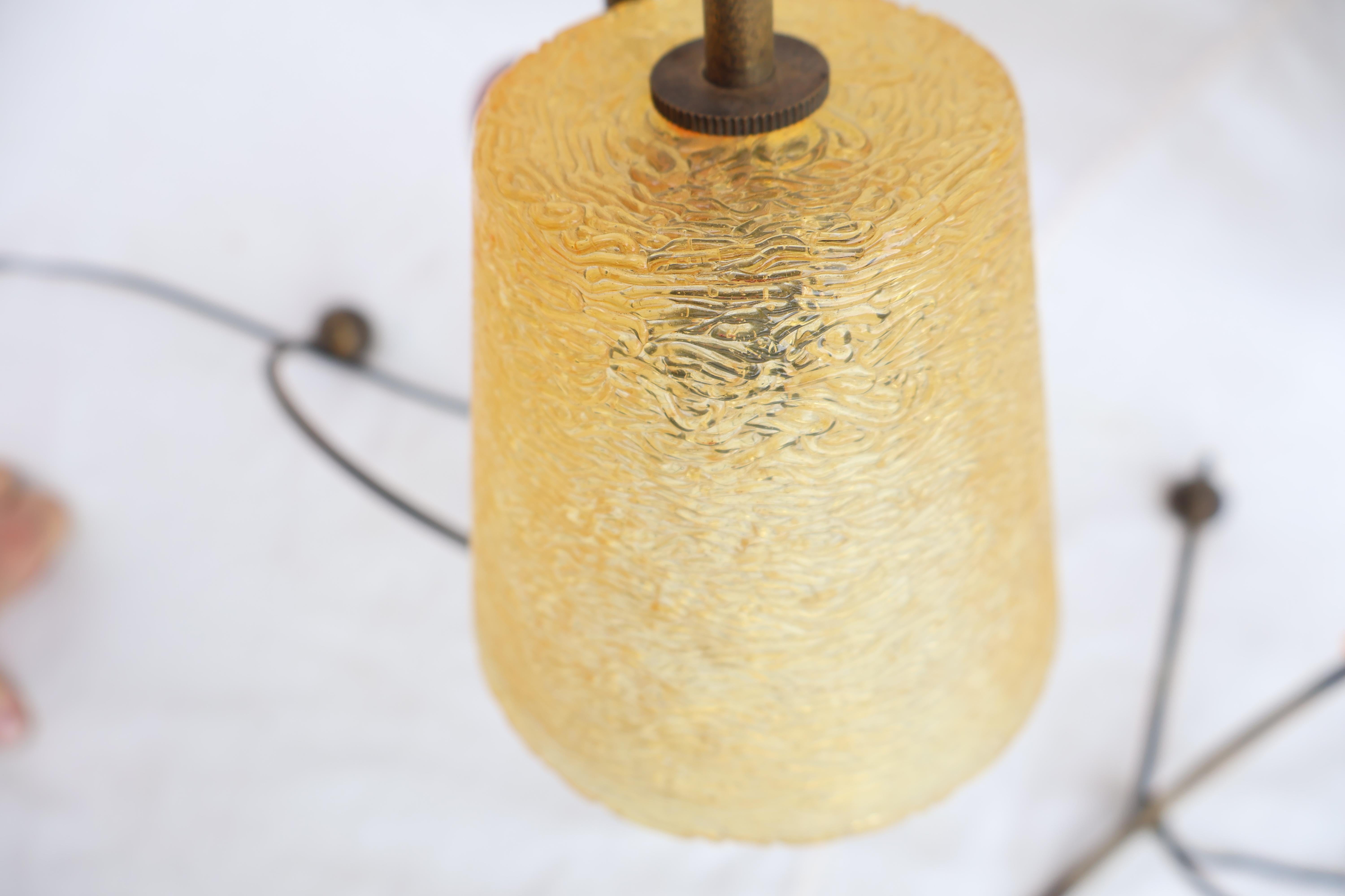 A very rare and sexy pair of  mid century table lamps, 