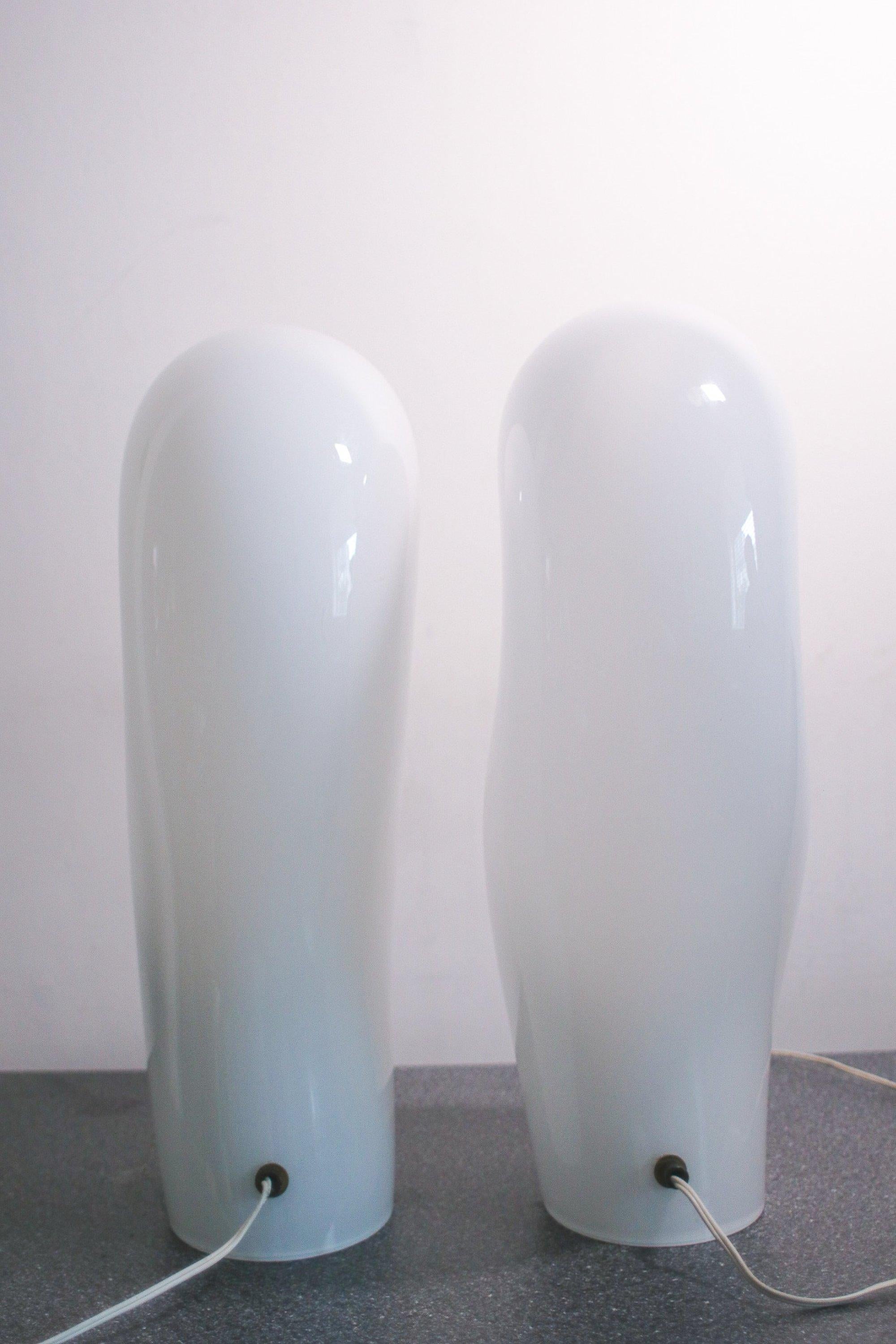 Rare paire de lampes 