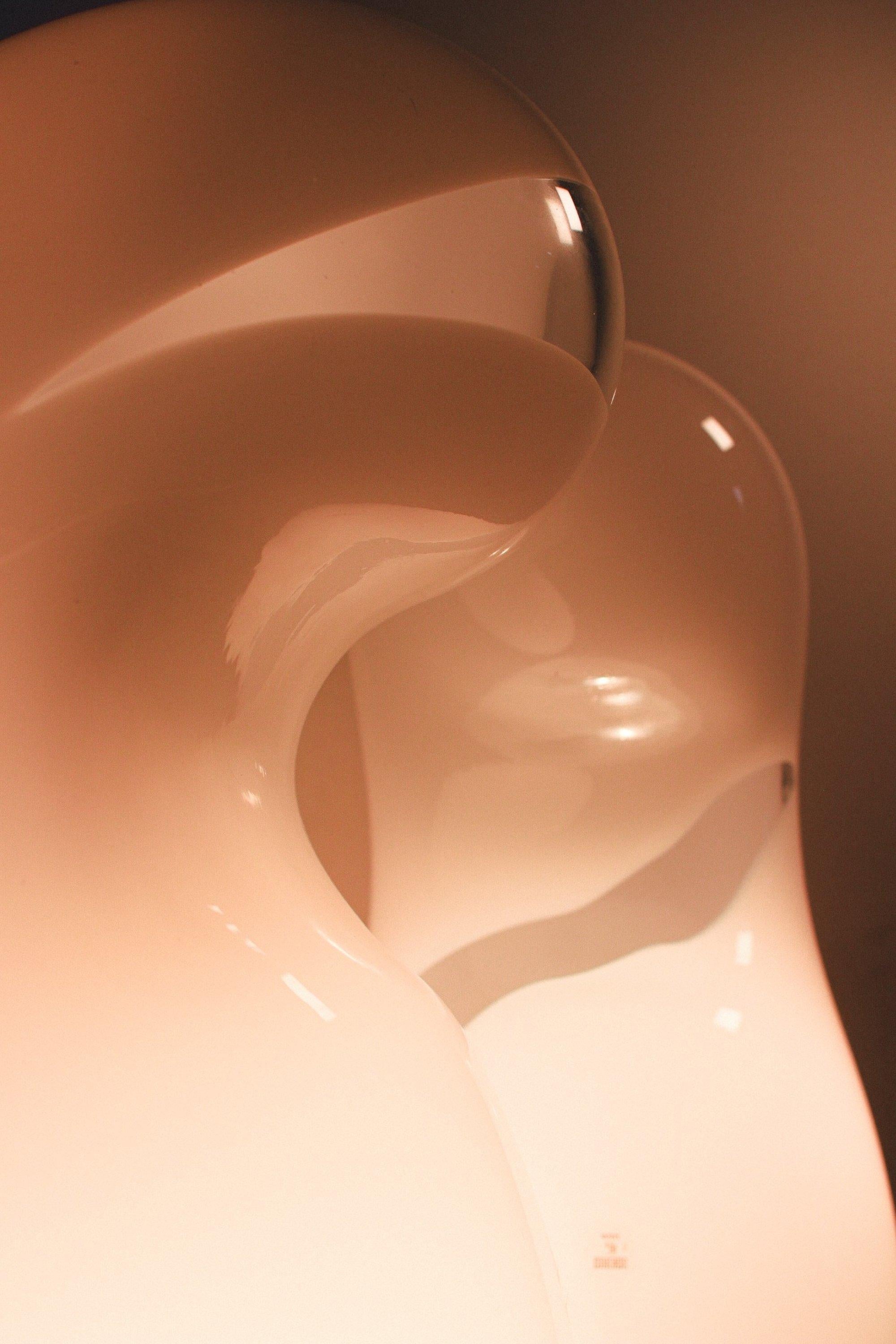 italien Rare paire de lampes 