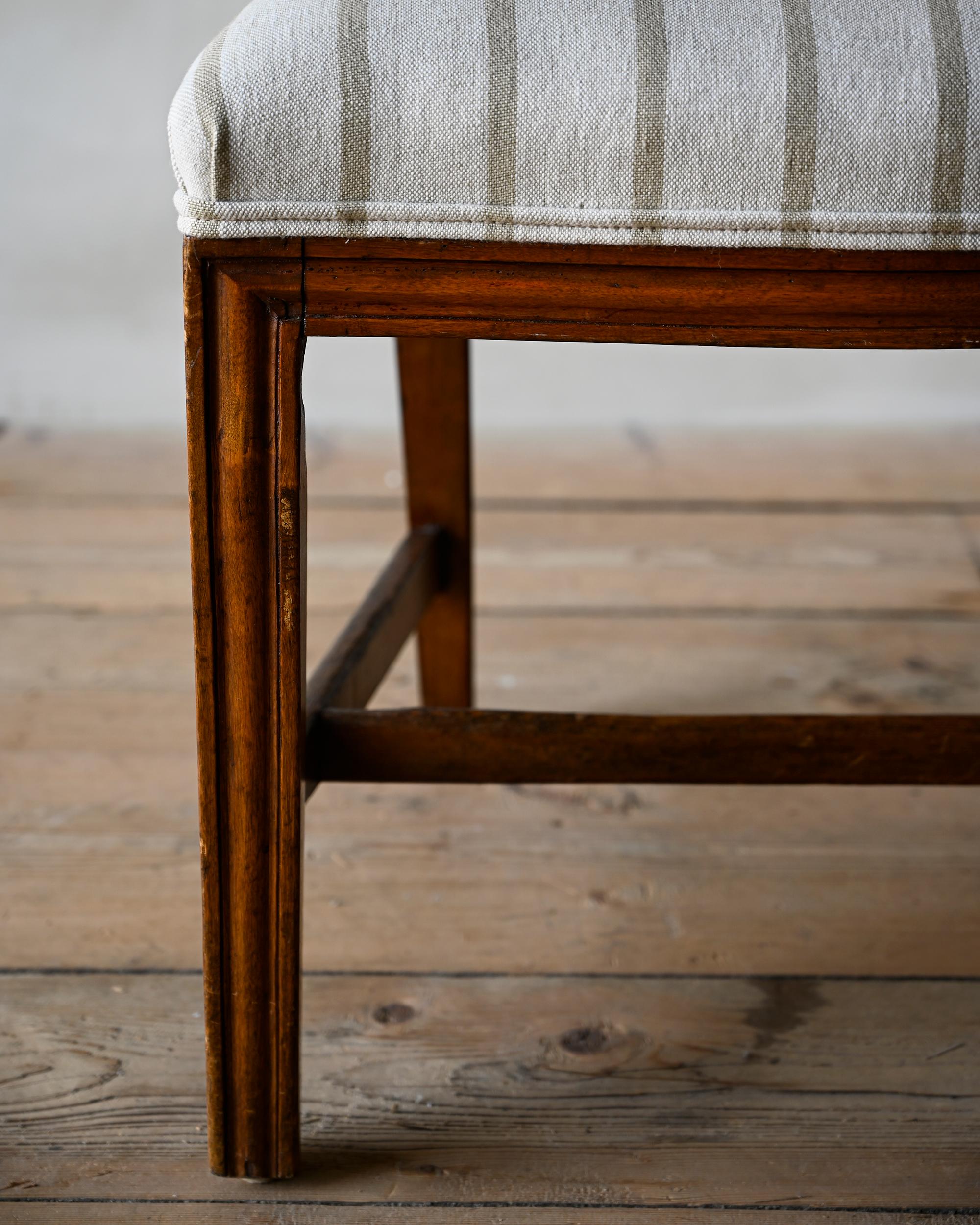Pine Rare Pair of 19th Century Gustavian Chairs For Sale