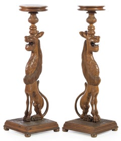 Rare Pair of 19th-century Portuguese Columns.