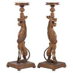 Rare paire de colonnes portugaises du XIXe siècle.