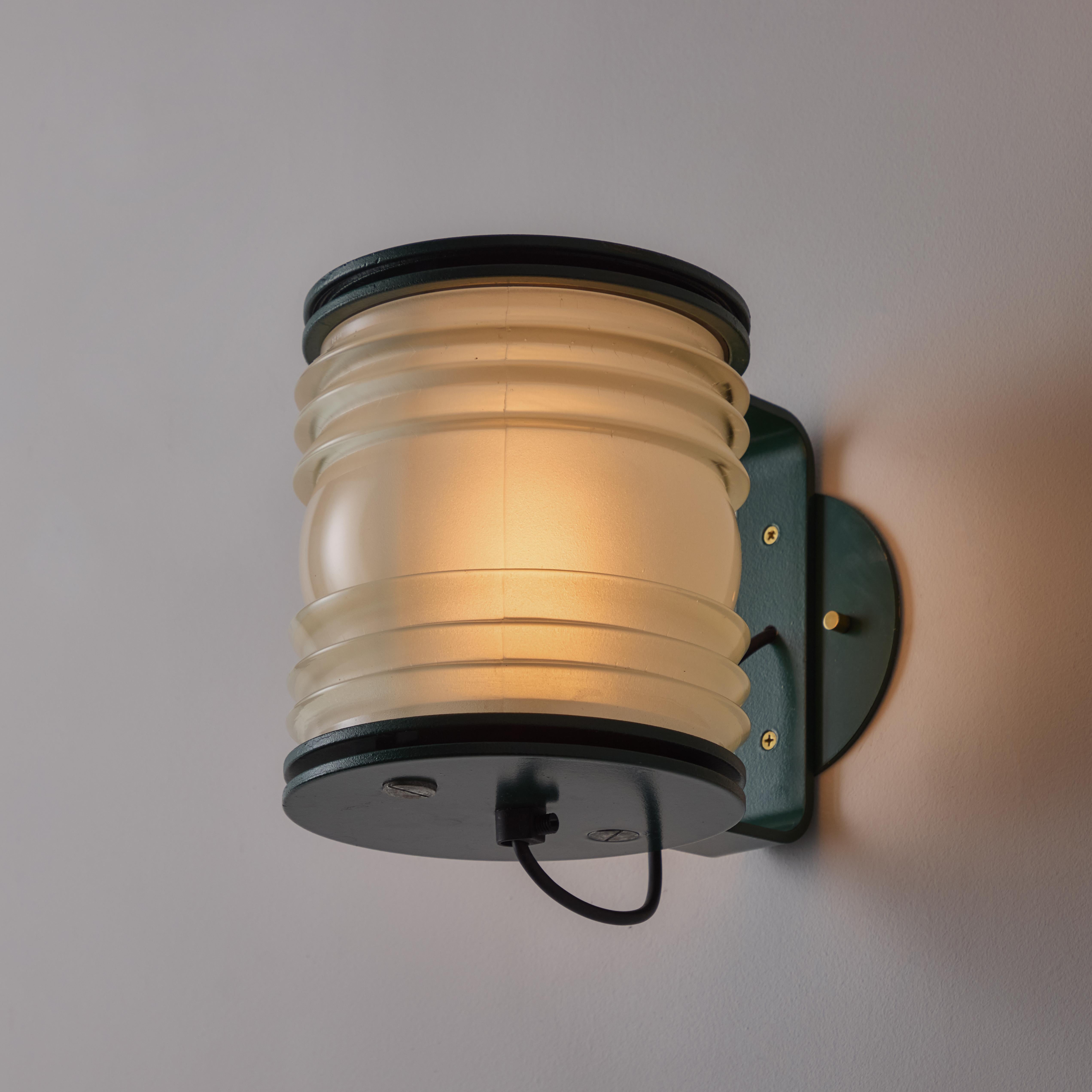 Rare Pair of 1st Edition Model 1139 Fresnel Sconces by Joe Colombo for Oluce 8