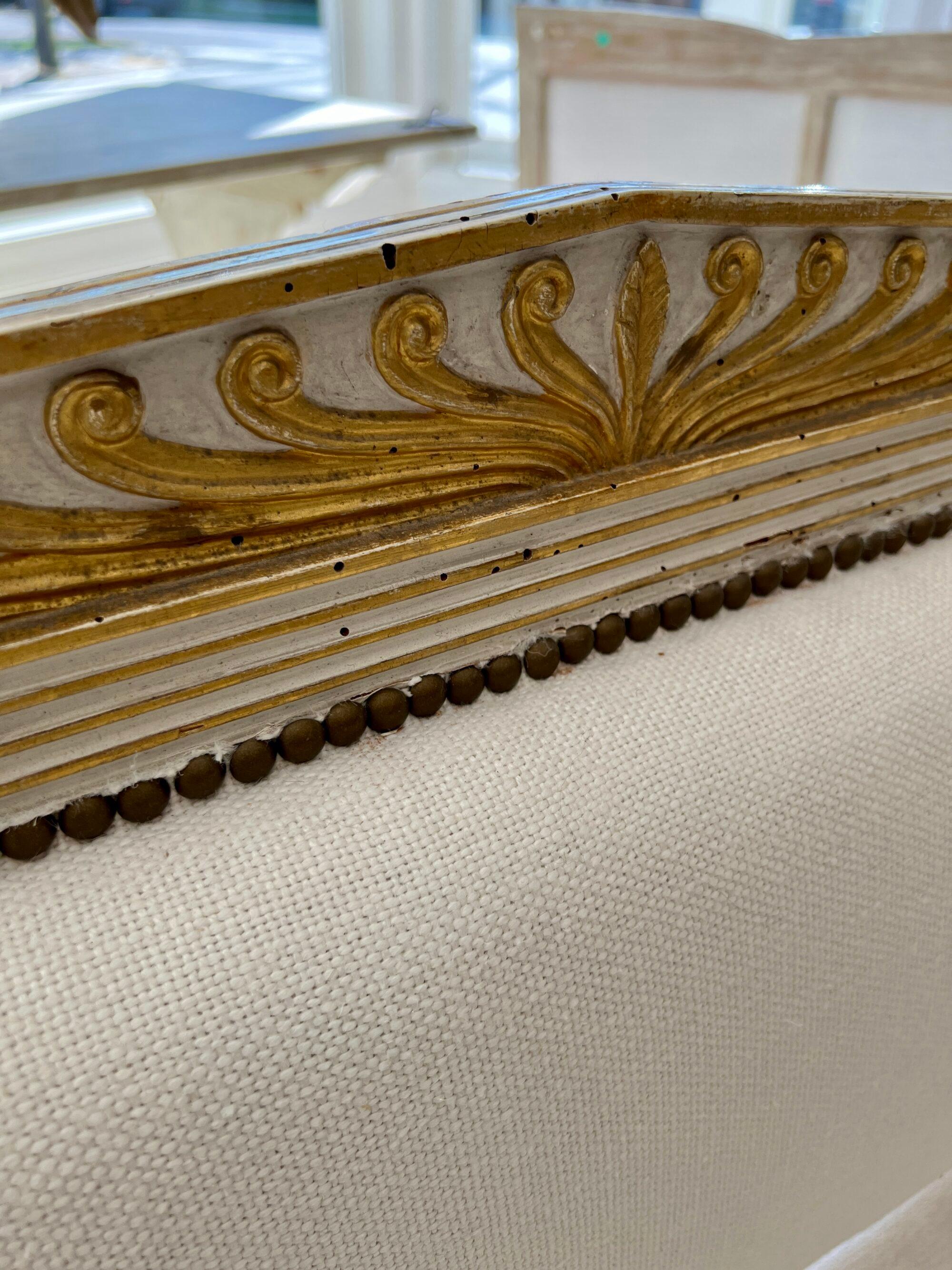 Raro par de bancos del 1er Imperio de Parma en Bastante bueno estado para la venta en New Orleans, LA