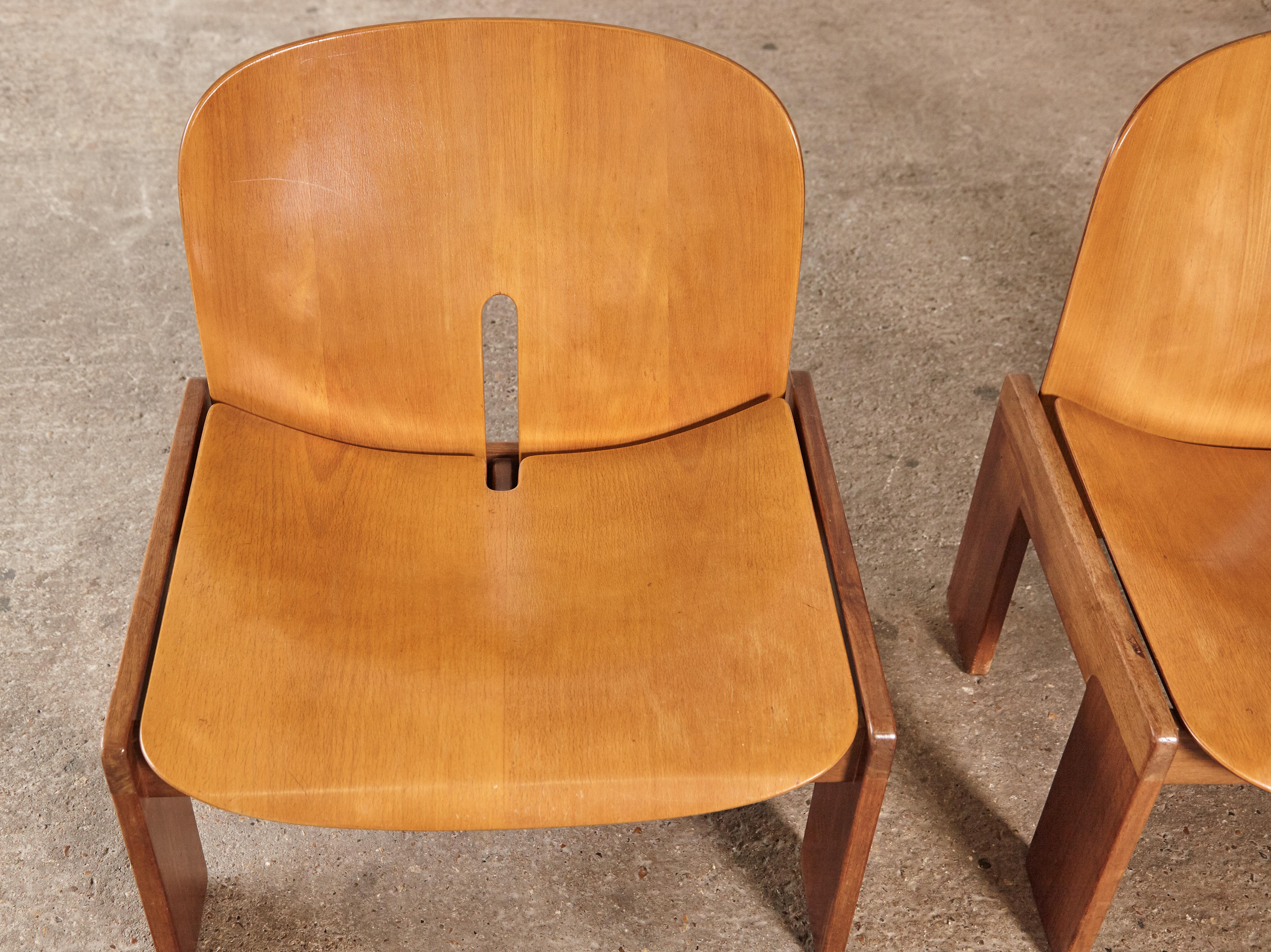 Rare Pair of Afra & Tobia Scarpa 925 Lounge Chairs, Cassina, Italy, 1960s 10