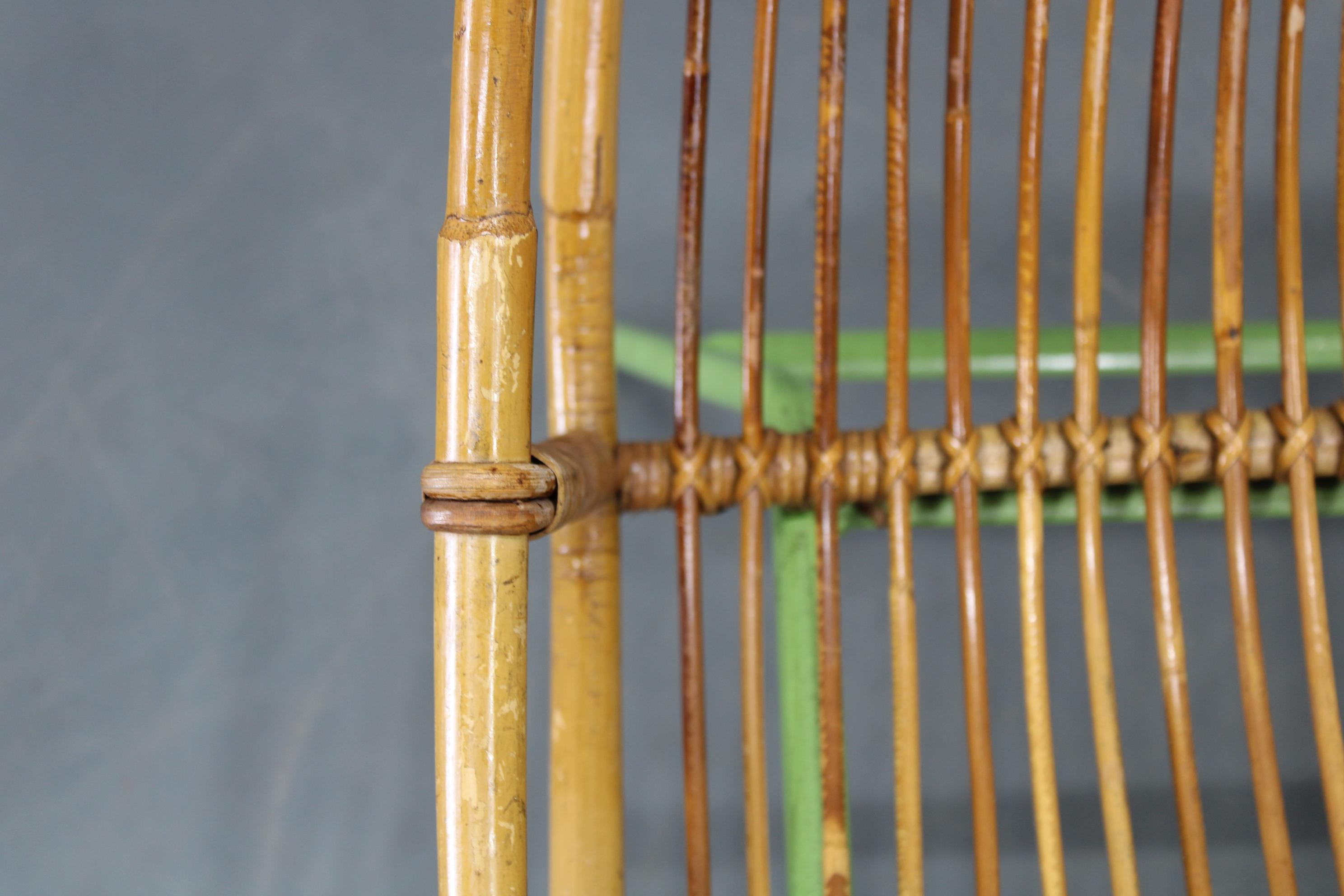 Raro par de sillones de ratán Alan Fuchs para ULUV, Checoslovaquia, años 60 en venta 13