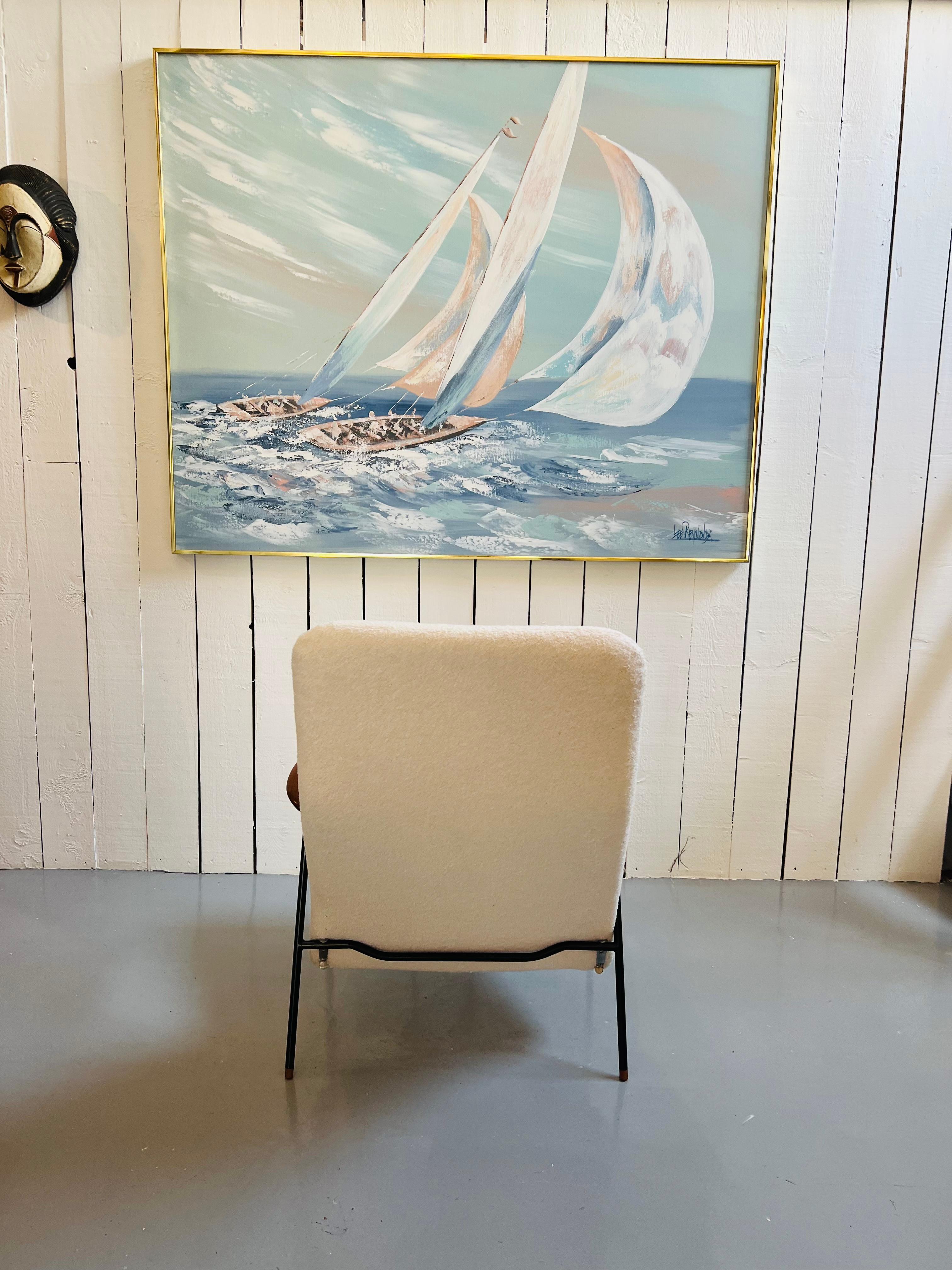 Rare Pair of Alf Svensson Contour Chairs For Sale 1