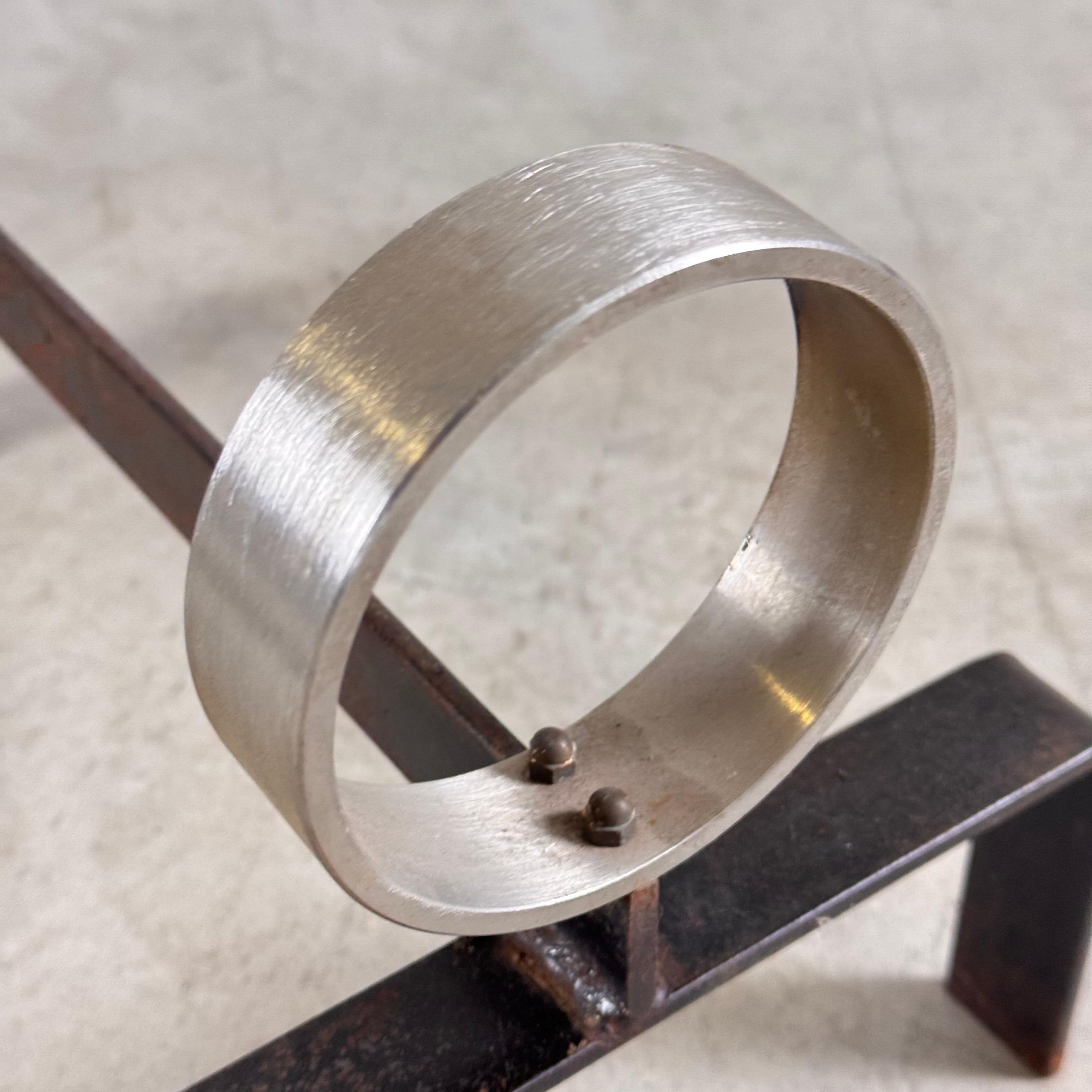 Paire de chenets de Melchiorre Bega en aluminium et fer, Italie, 1960 en vente 2