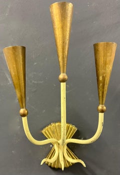 rare pair of angelo lelii sconces