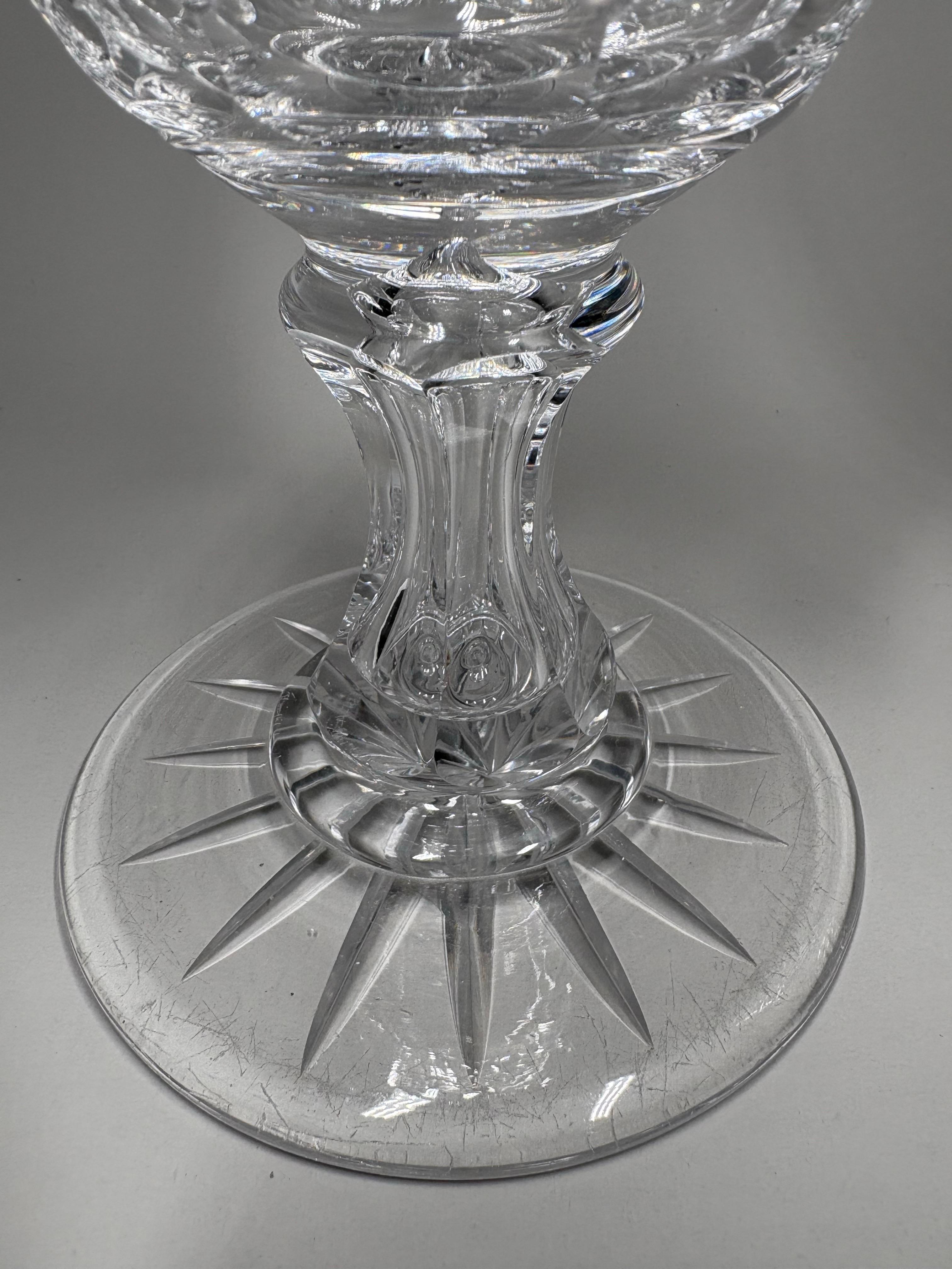 Rare pair of Antique American lead glass celery vases, C. Dorflinger & Sons Inc. in vendita 4