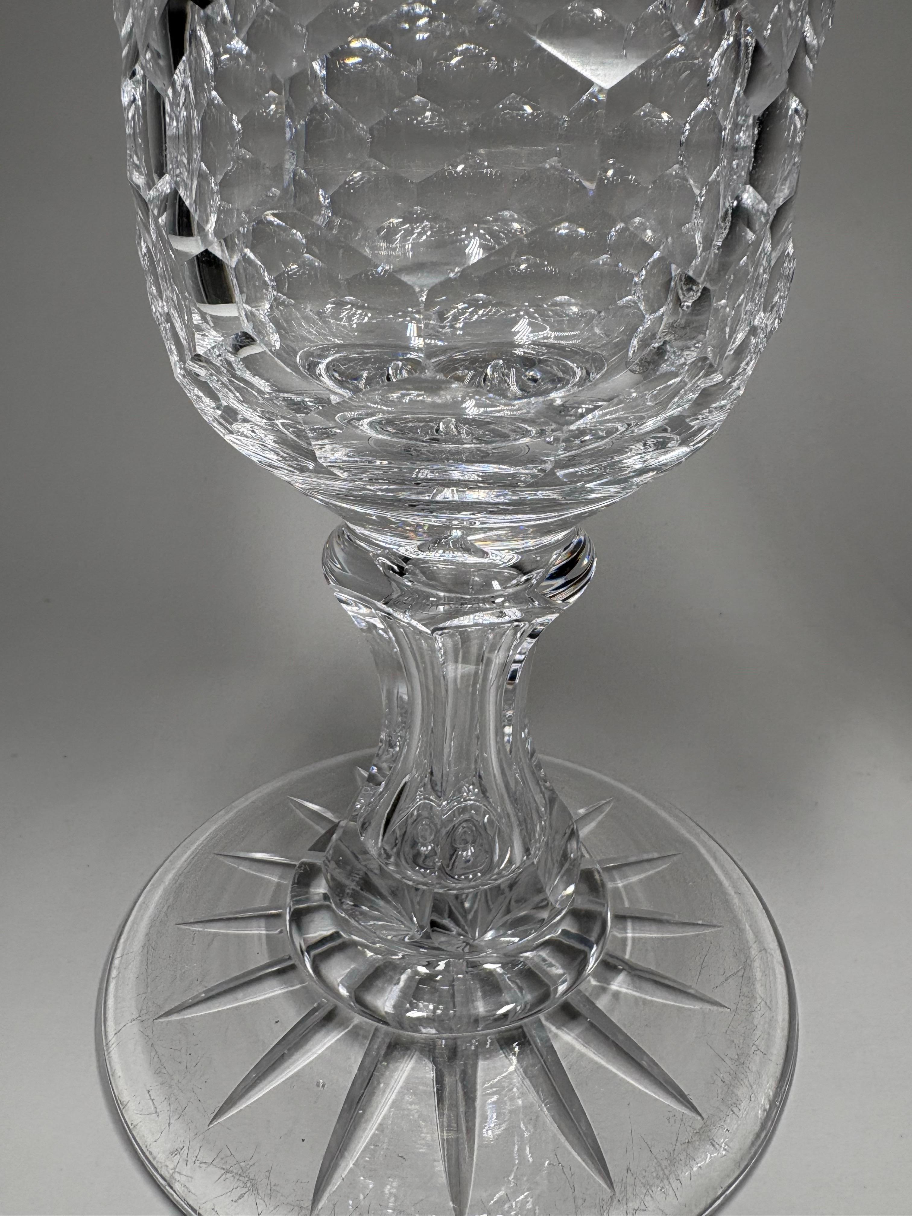 Rare pair of Antique American lead glass celery vases, C. Dorflinger & Sons Inc. in vendita 6