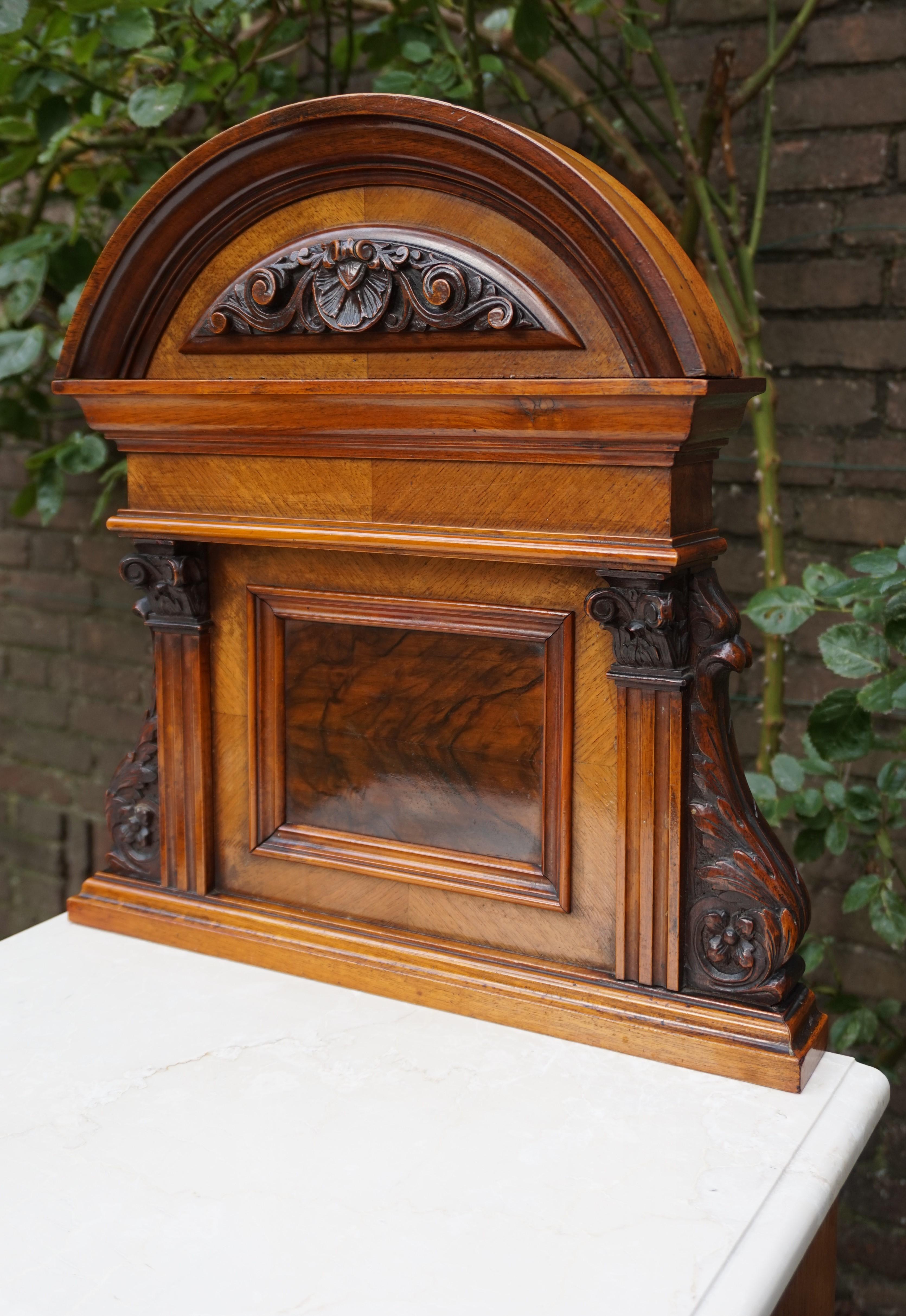 Rare Pair of Antique Victorian Night Stands / Bedside Cabinets with Marble Tops 7