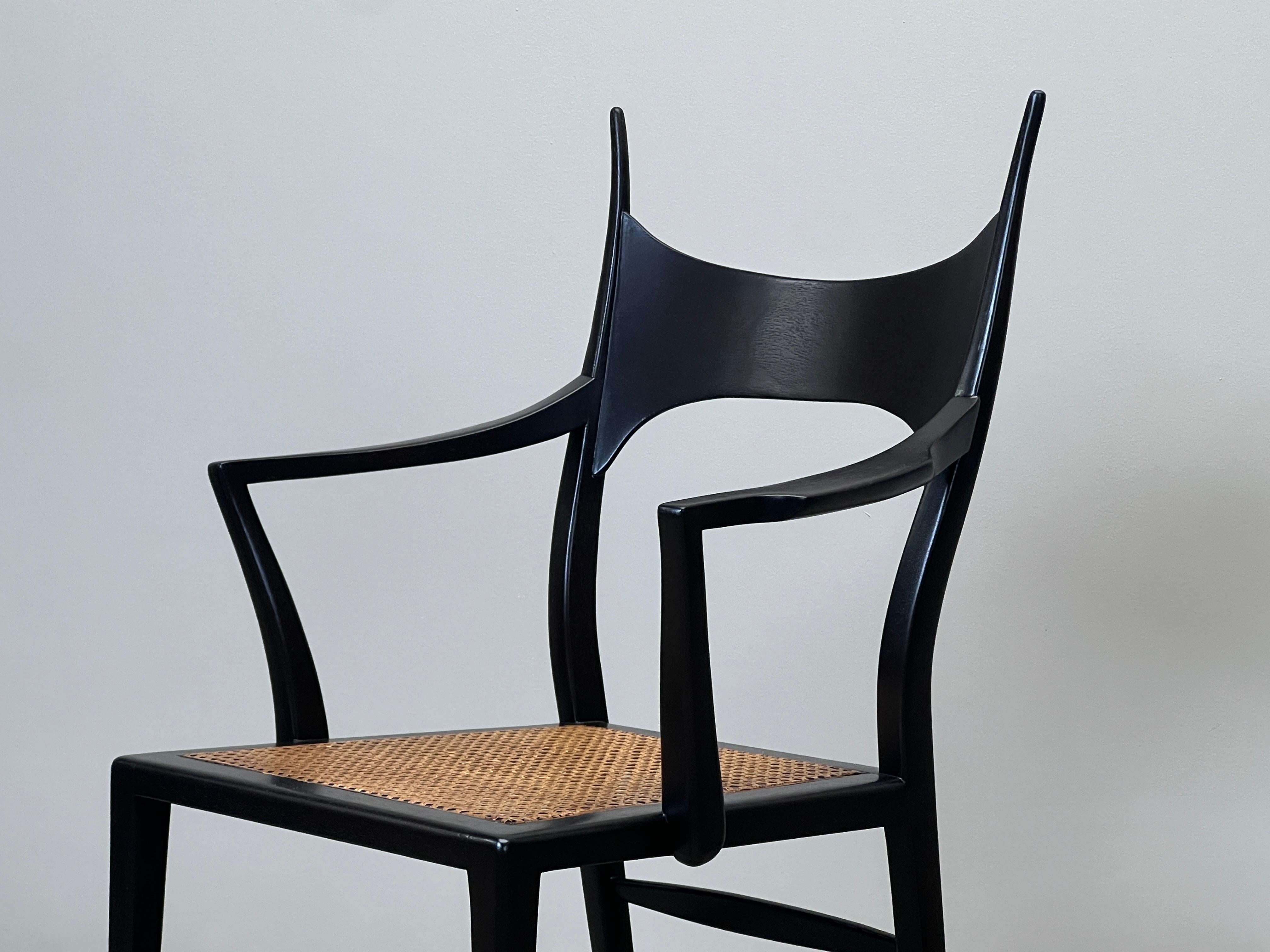 Paire rare de fauteuils en bois de cervidé par Edward Wormley pour Dunbar en vente 12