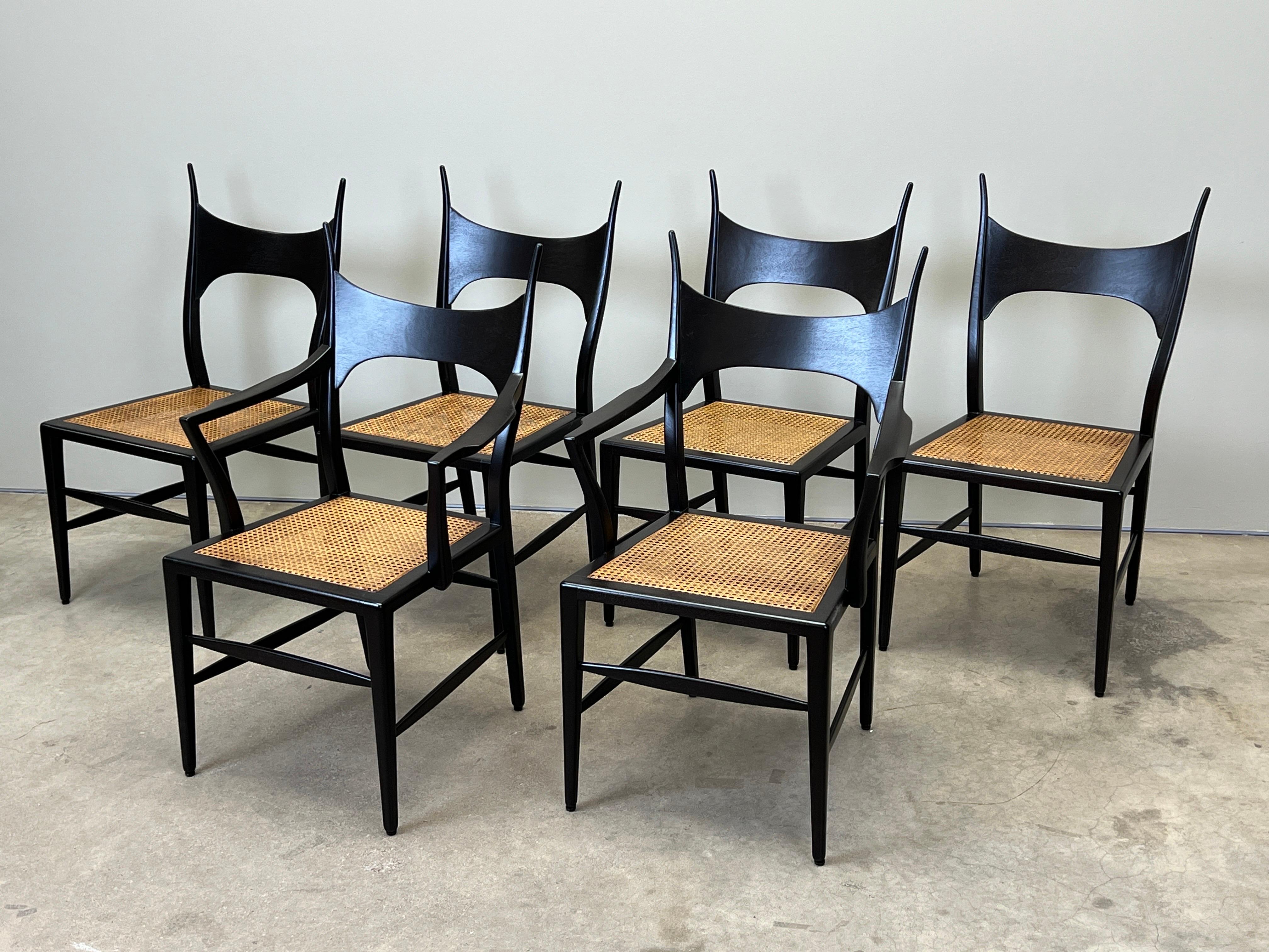 Paire rare de fauteuils en bois de cervidé par Edward Wormley pour Dunbar en vente 13
