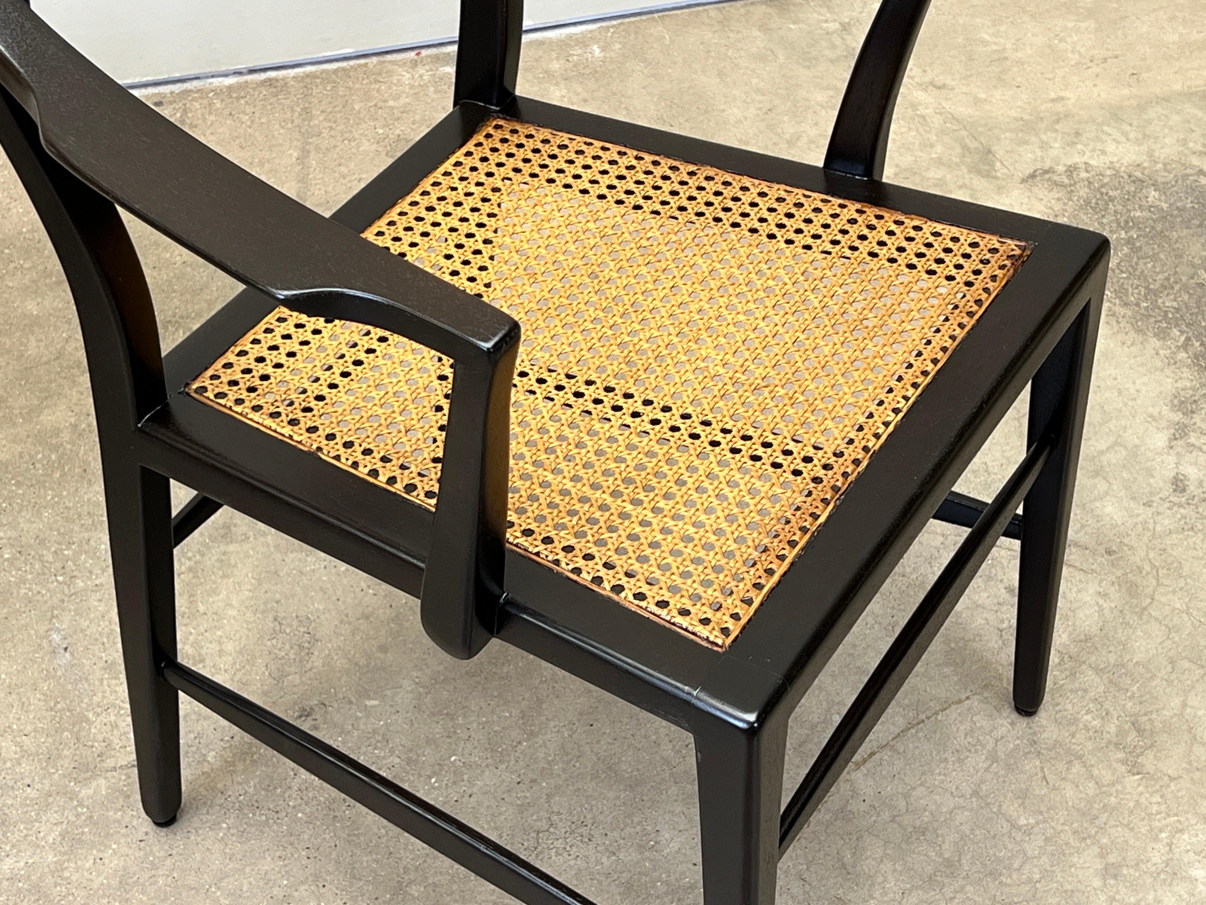 Paire rare de fauteuils en bois de cervidé par Edward Wormley pour Dunbar Bon état - En vente à Dallas, TX