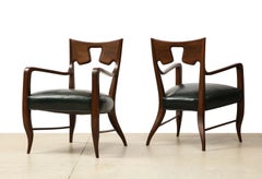 Rare Pair of Armchairs by Gio Ponti