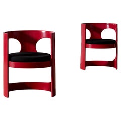 Raro par de sillas "Pre Pop" de Arne Jacobsen
