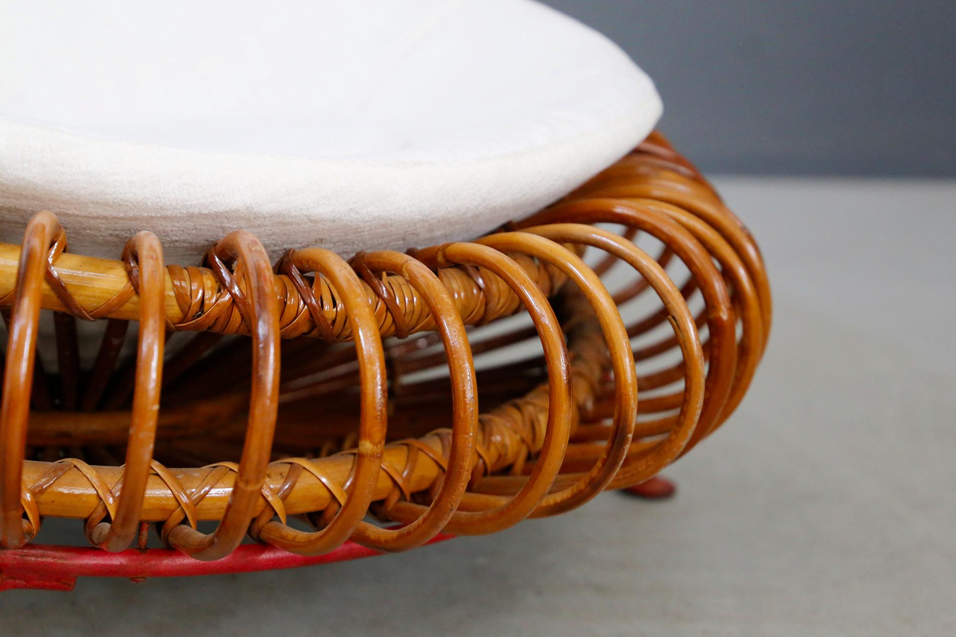Rare paire de fauteuils en bambou Midcentury par Janine Abraham & Dirk Jan Rol:: 1950s 5