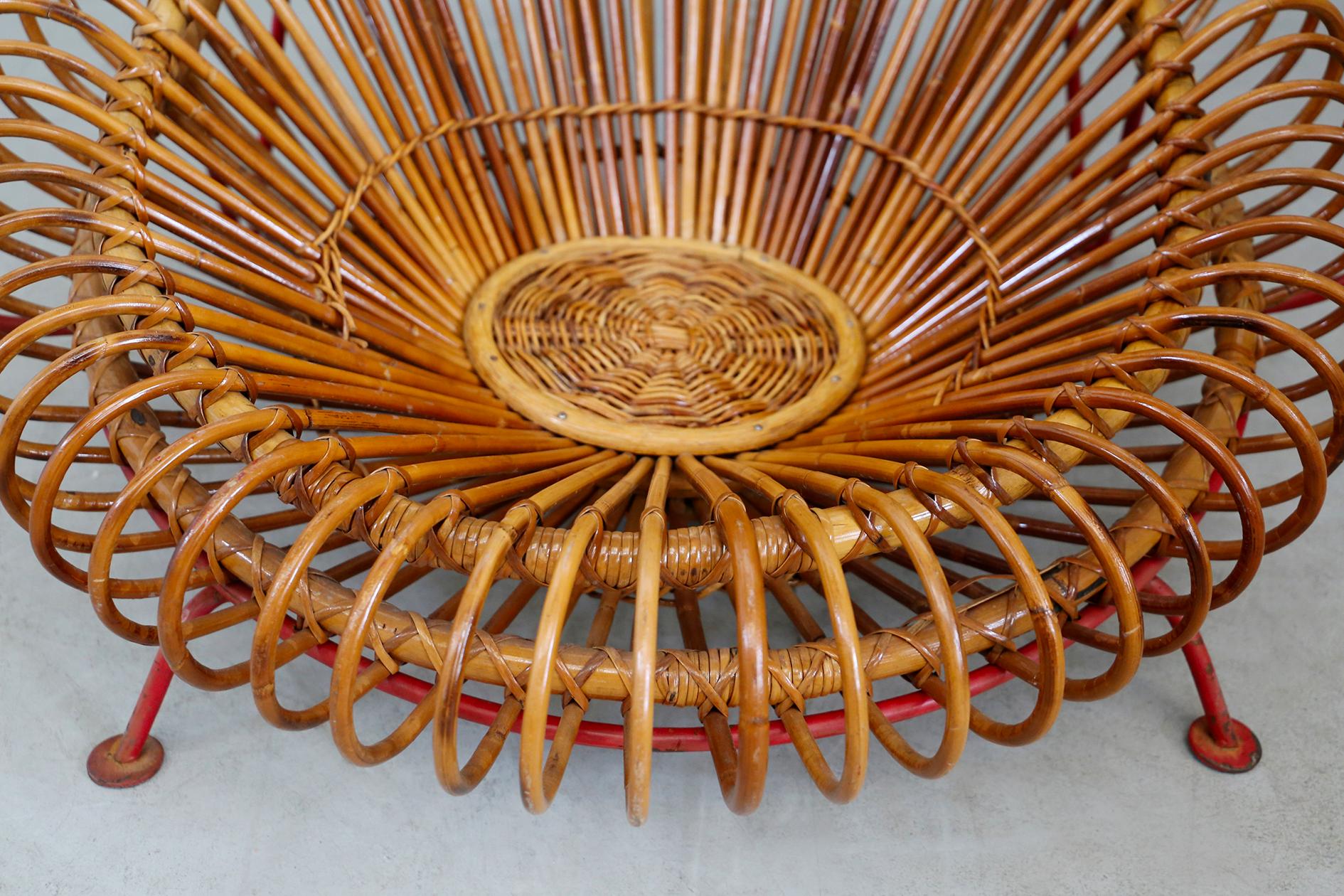 Rare paire de fauteuils en bambou Midcentury par Janine Abraham & Dirk Jan Rol:: 1950s 7