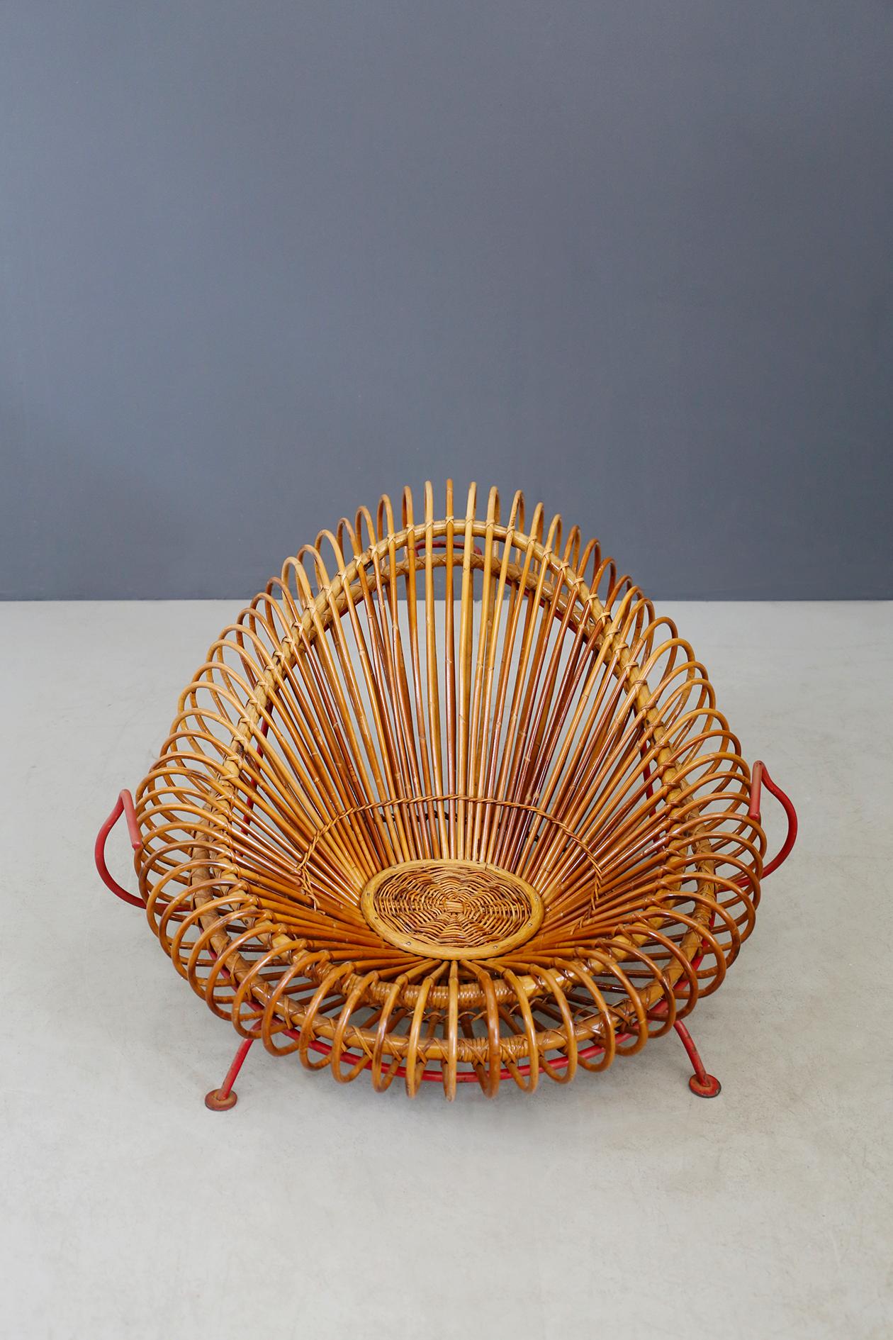 Rare paire de fauteuils en bambou Midcentury par Janine Abraham & Dirk Jan Rol:: 1950s 9