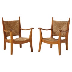 Rare Pair of Bas Van Pelt Chairs, Netherlands, 1937, Signed, Numbered