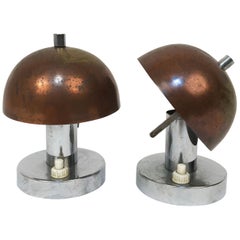 Rare Pair of Bauhaus 1930s Table Lamps Franta 
Frantisek
 Anyz e Jaroslav
