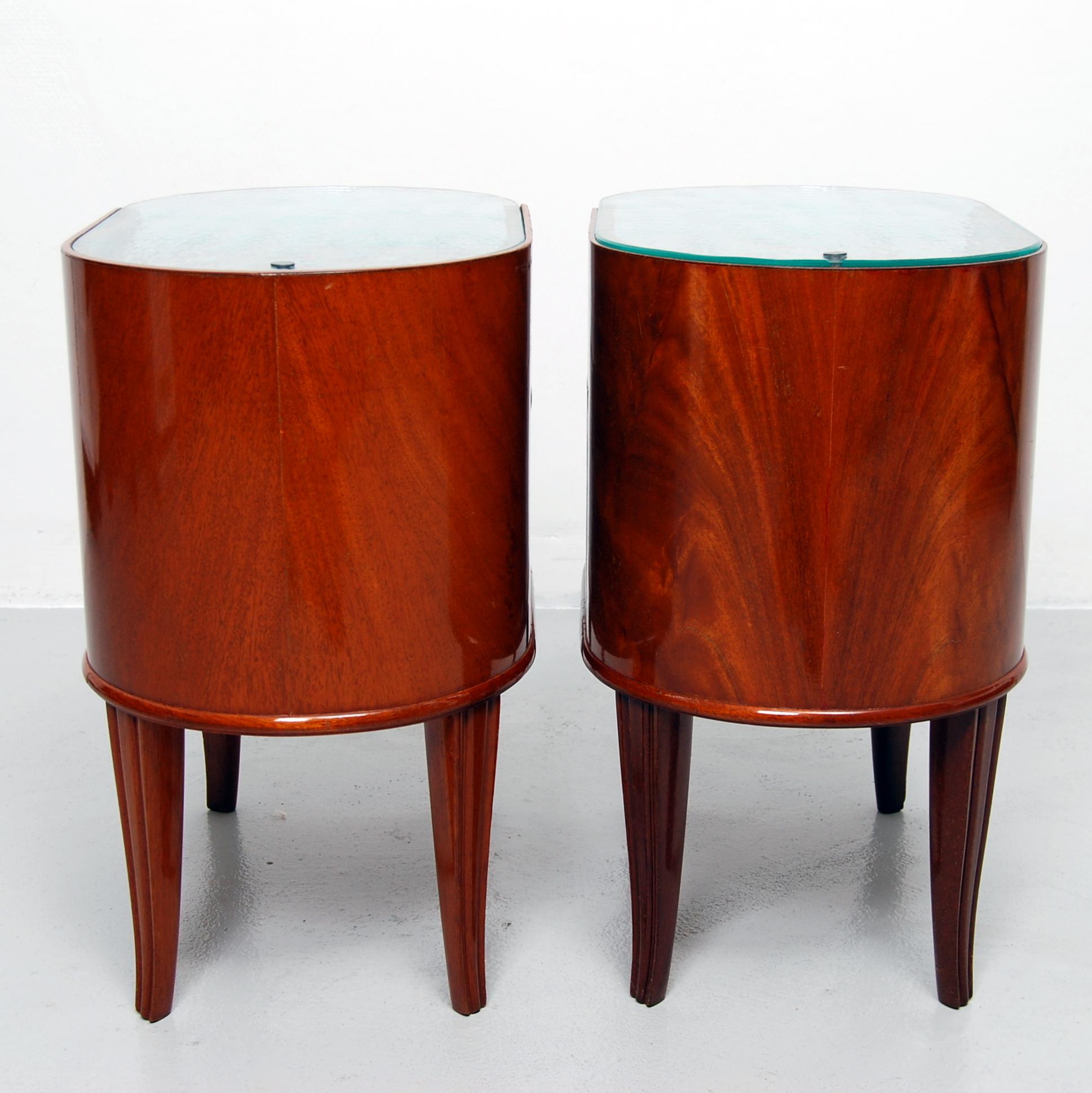 Wood Rare Pair of Bedside Tables or Nightstands by Axel Larsson Produced by SMF