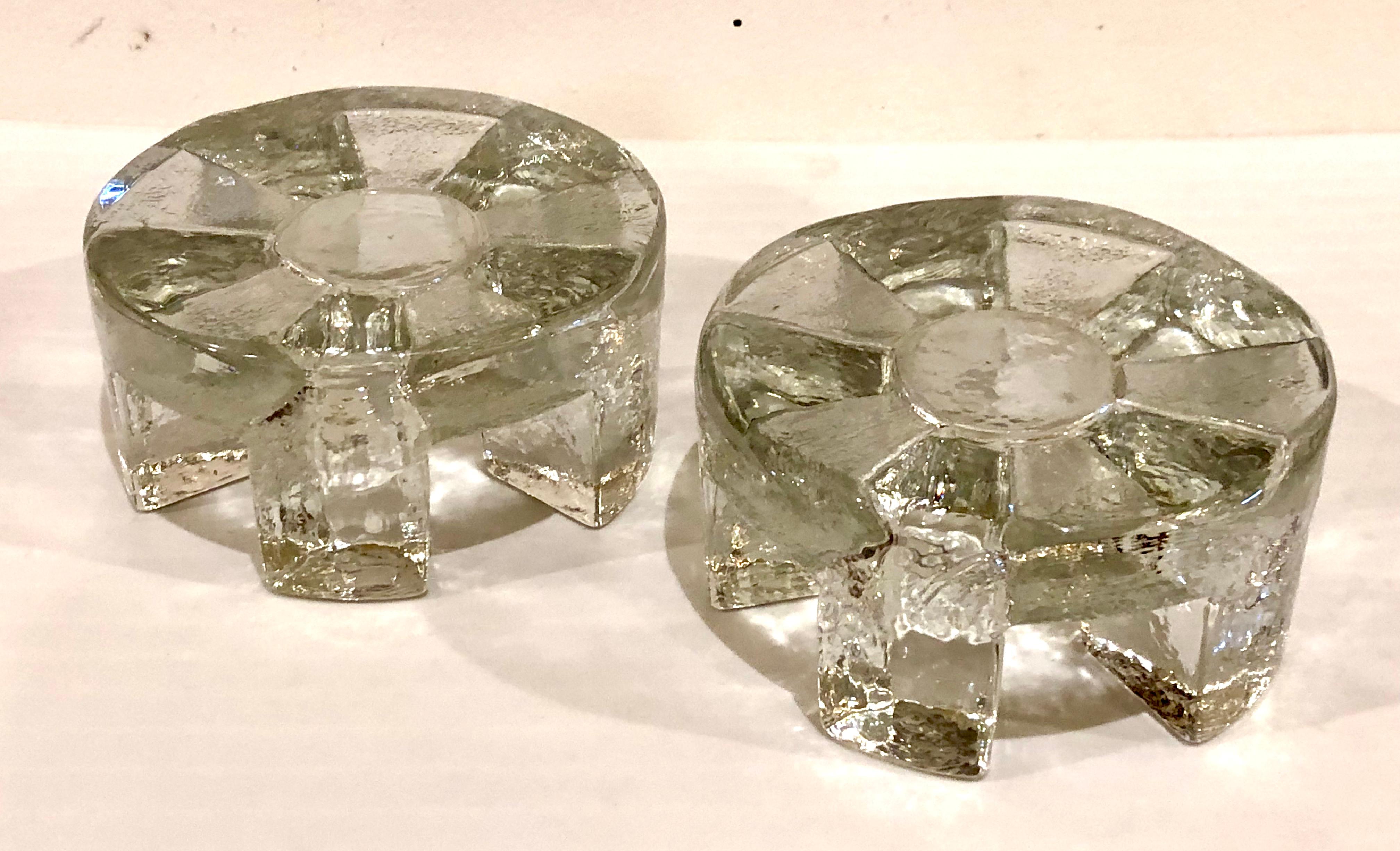 blenko candle holders