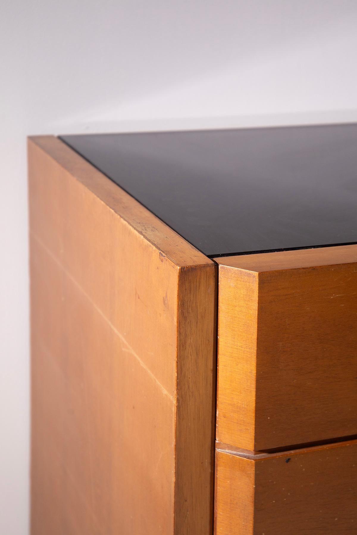 Rare Pair of Brass chests of drawers by Luigi Caccia Dominioni In Good Condition For Sale In Milano, IT