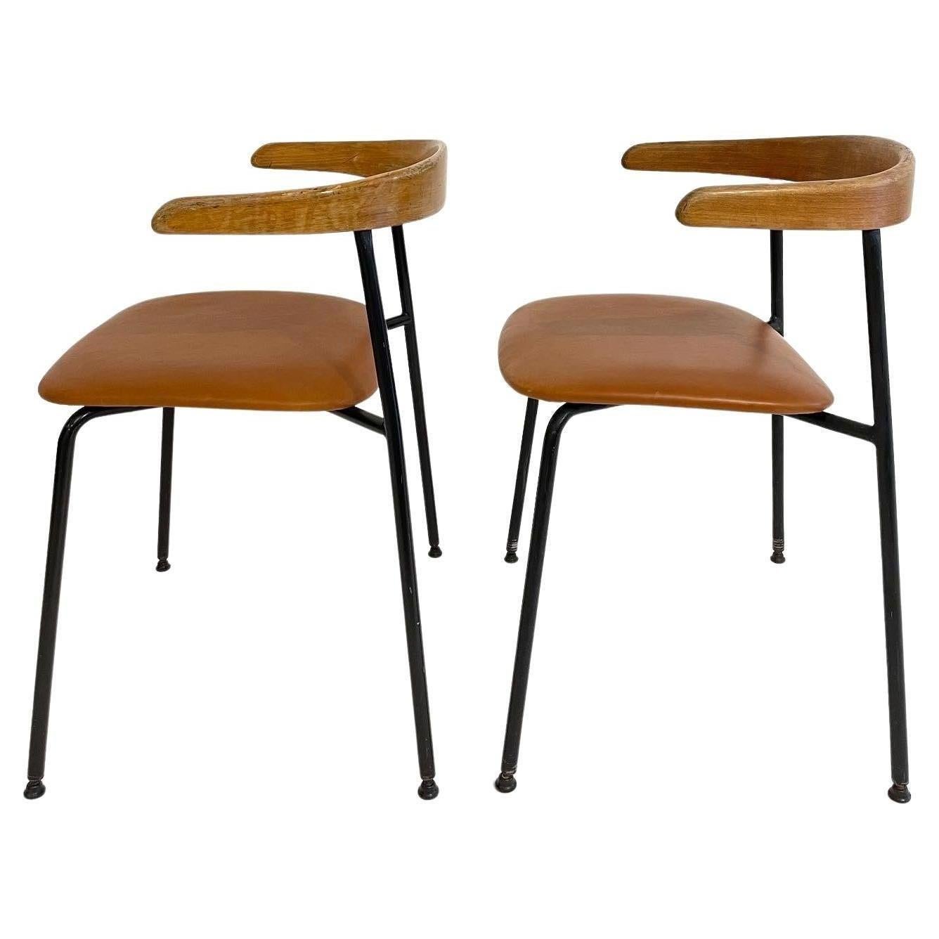 6 rares chaises de salle à manger Conran C20 de La Havane  La chaise JFK  Corne de vache Wegner en vente 7