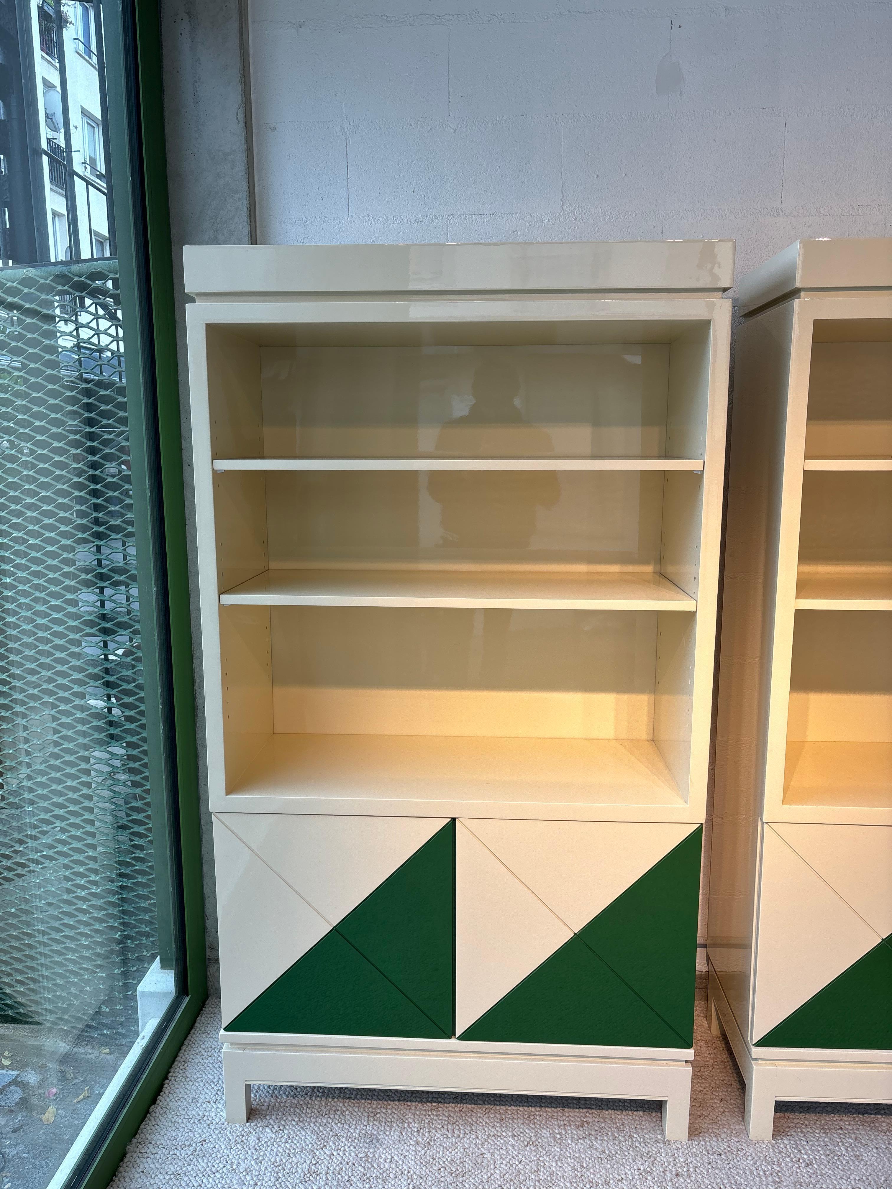 Rare pair of cabinets by Emiel Veranneman For Sale 7