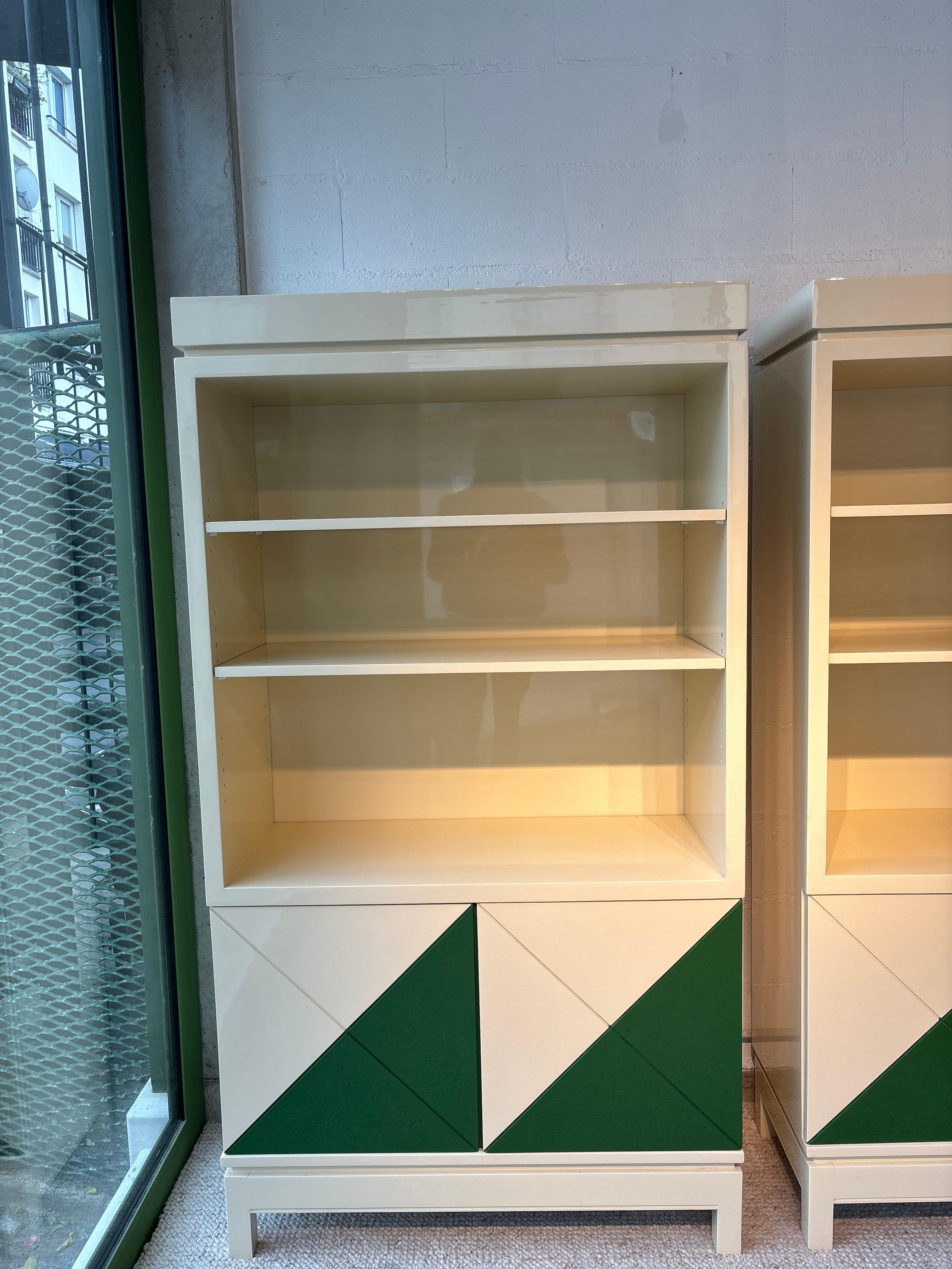Rare pair of cabinets by Emiel Veranneman For Sale 10