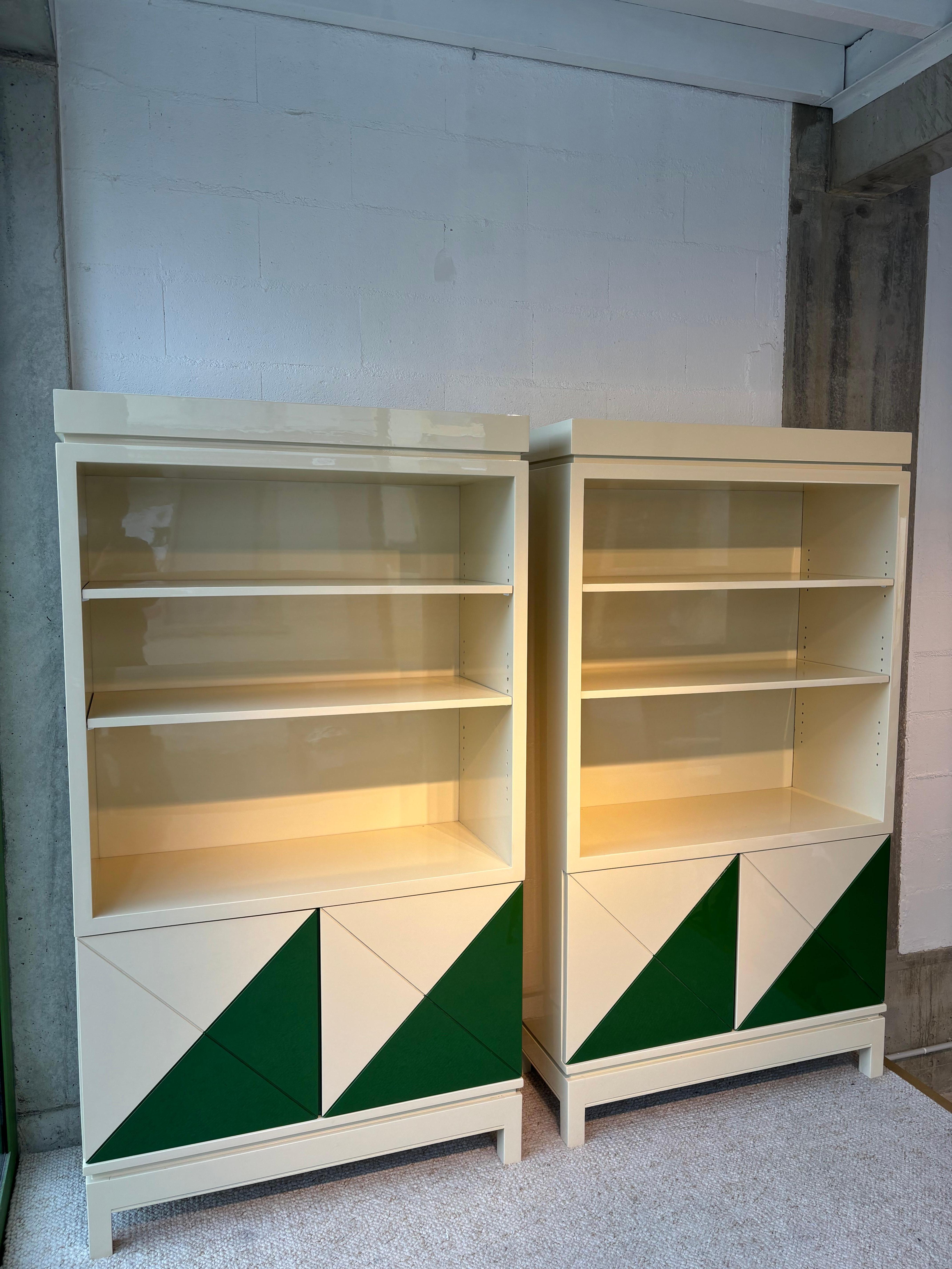 Rare pair of cabinets by Emiel Veranneman For Sale 11