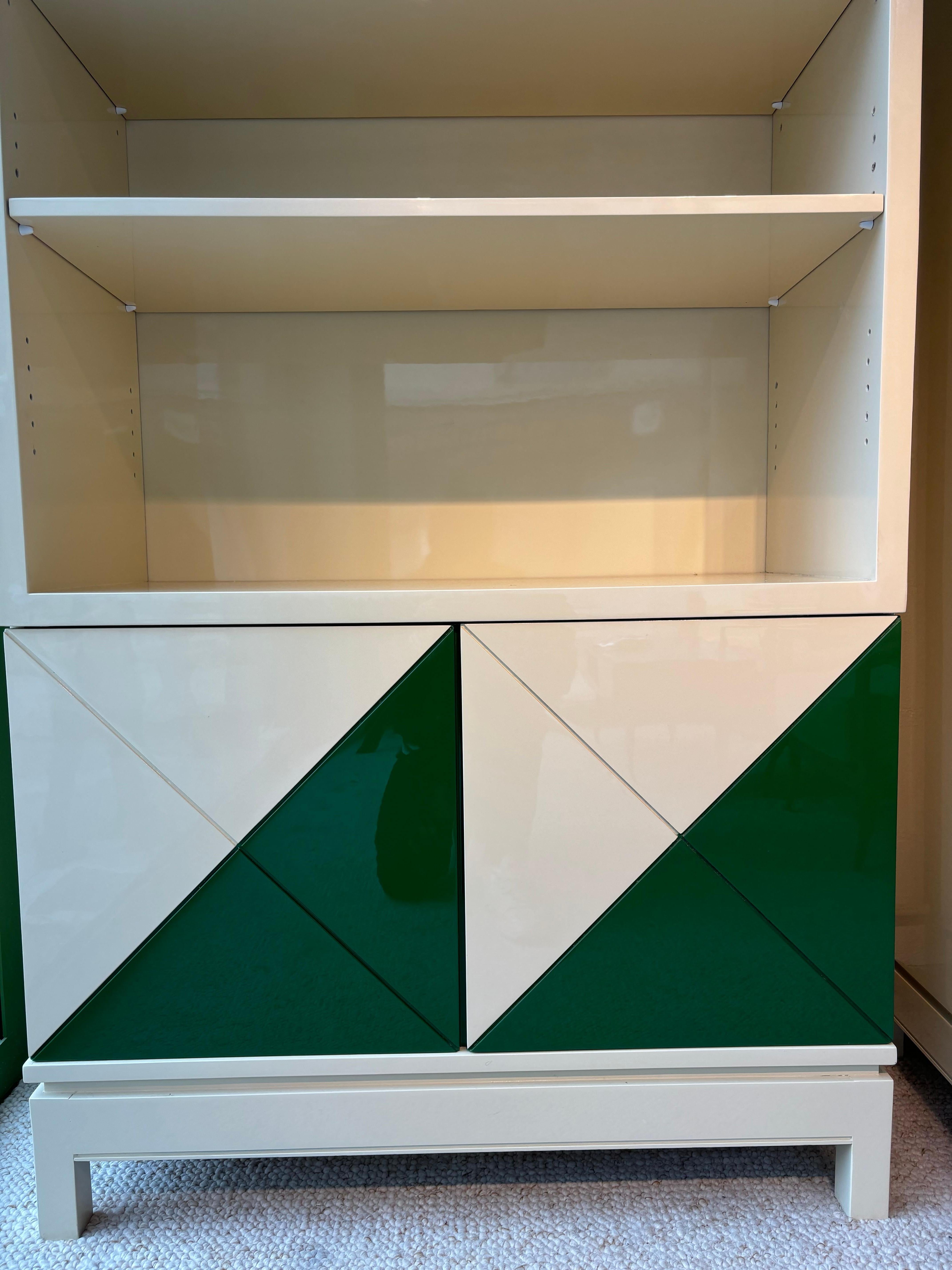 Wood Rare pair of cabinets by Emiel Veranneman For Sale